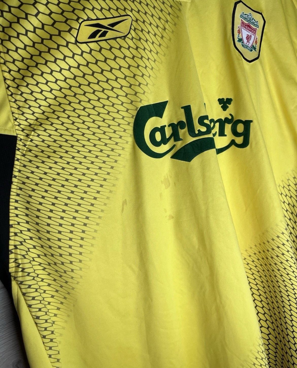 Reebok Vintage soccer jersey FC Liverpool #8 Gerrard Rebook Size US XXL / EU 58 / 5 - 5 Thumbnail