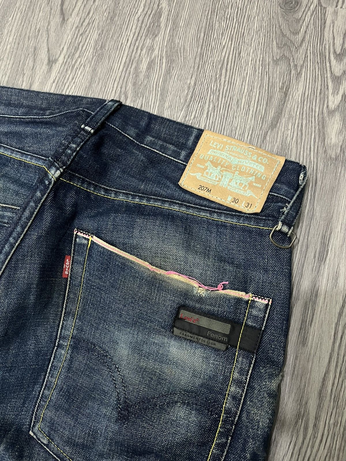 Fragment Design × Levi's 🇯🇵Levi’s x Fragmen desain selvedge Jeans Size US 30 / EU 46 - 5 Thumbnail