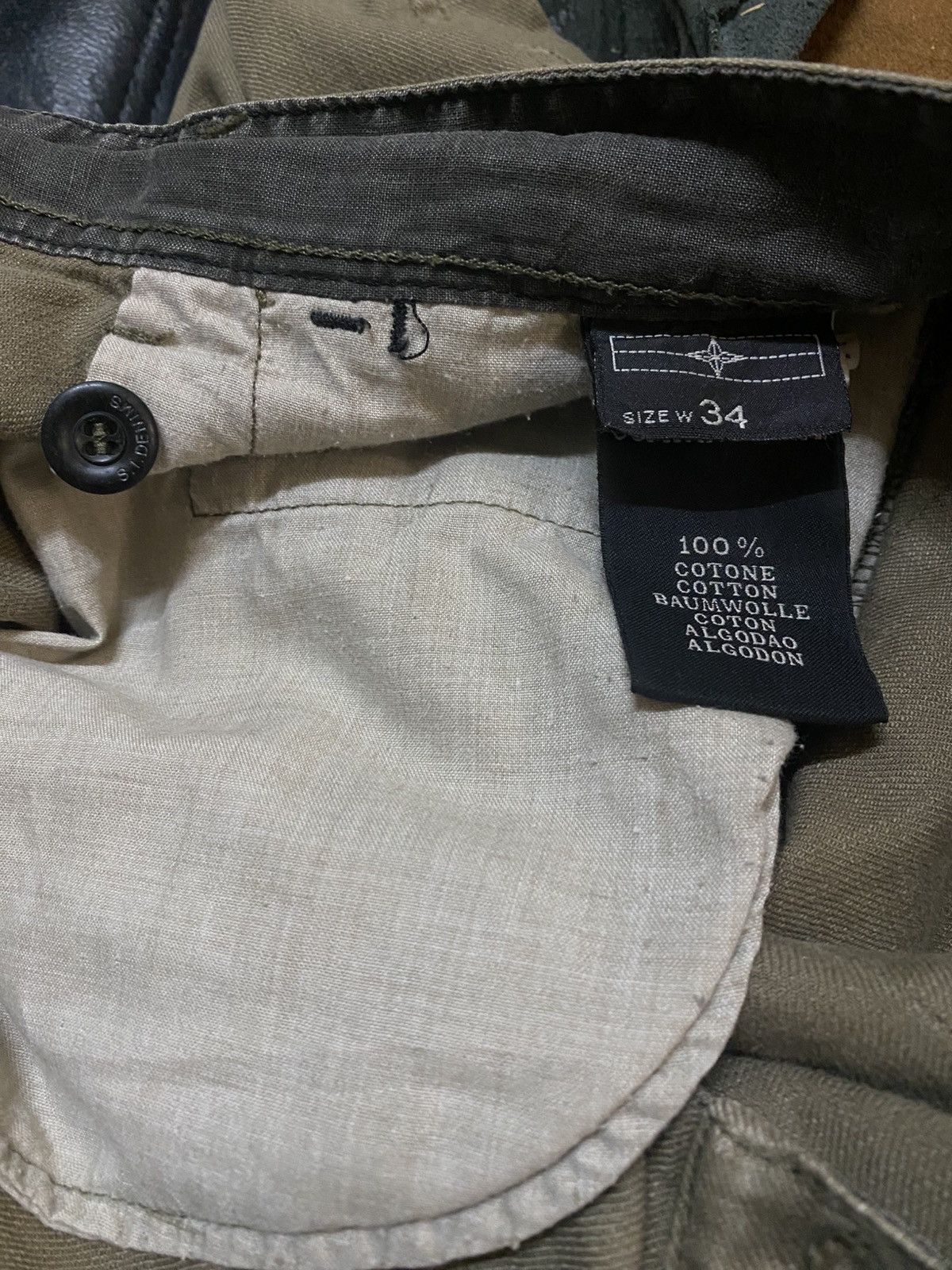 Stone Island Stone Island Denims Small Logo Cargo Style Pants Size US 34 / EU 50 - 11 Thumbnail