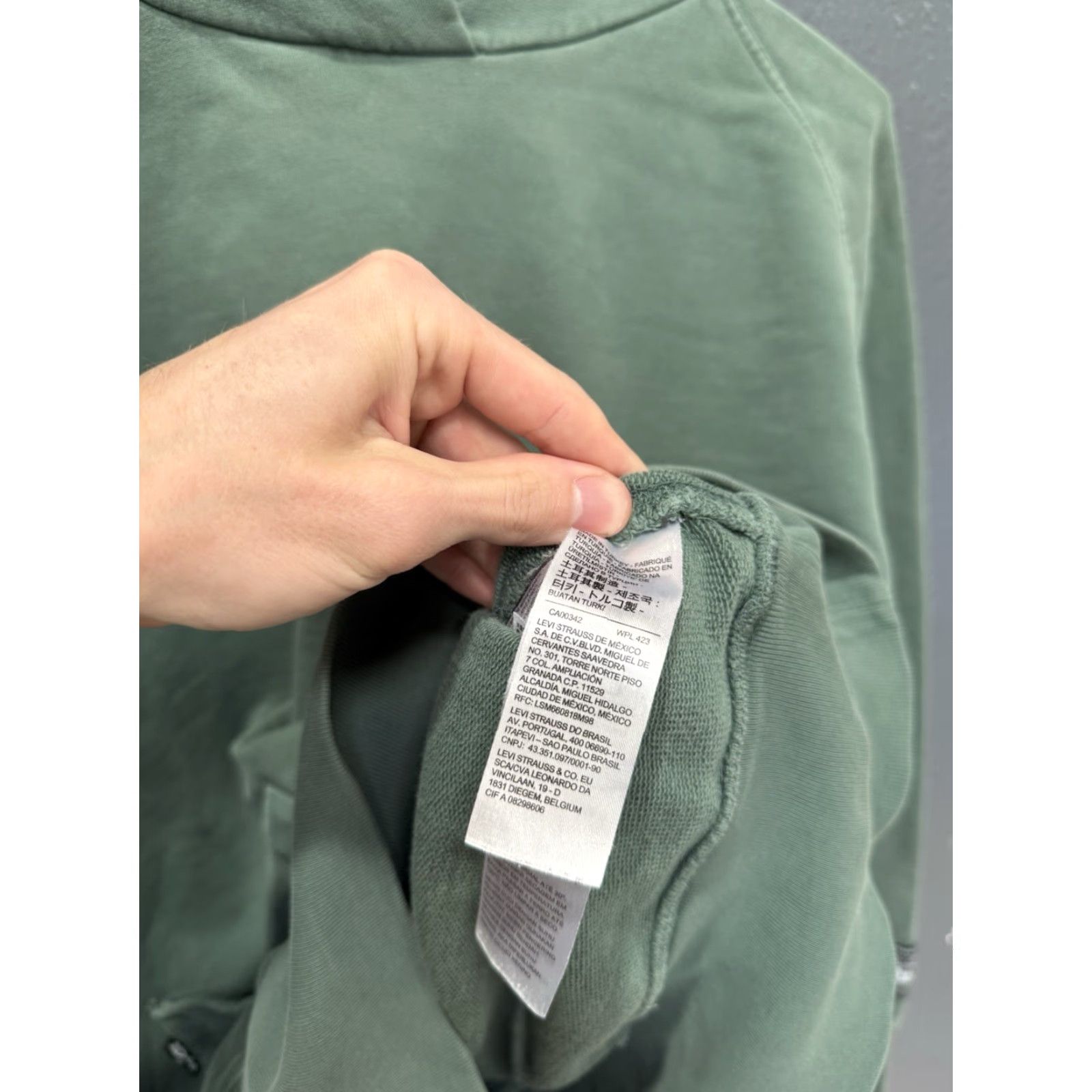 Levi's Levi’s Reese Cooper Hoodie Men’s Size M Green Cotton Embroidered Pullover Size US M / EU 48-50 / 2 - 7 Thumbnail