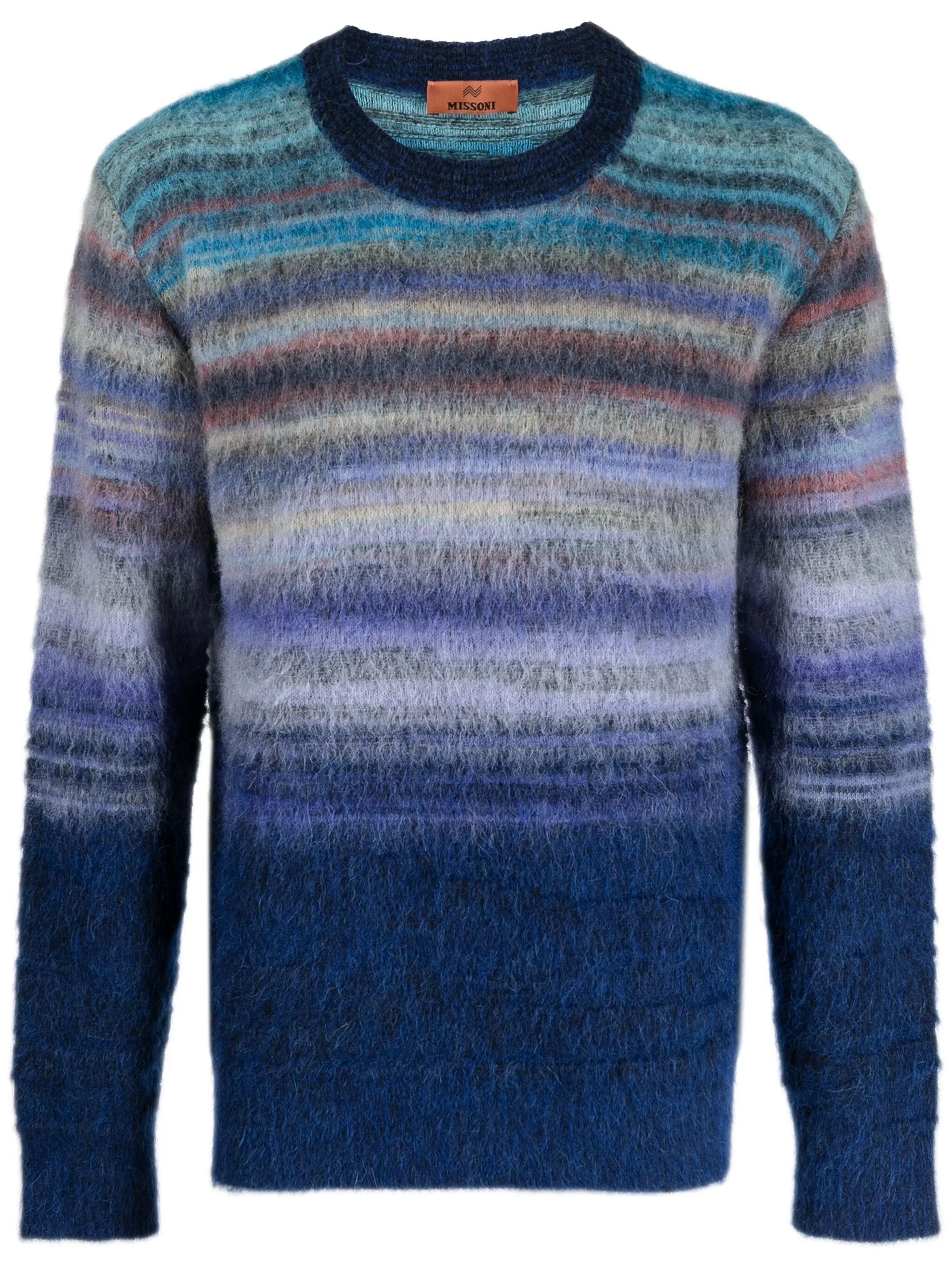 Missoni o1y0225 Crewneck Sweater in Multicolor Size US M / EU 48-50 / 2 - 1 Thumbnail
