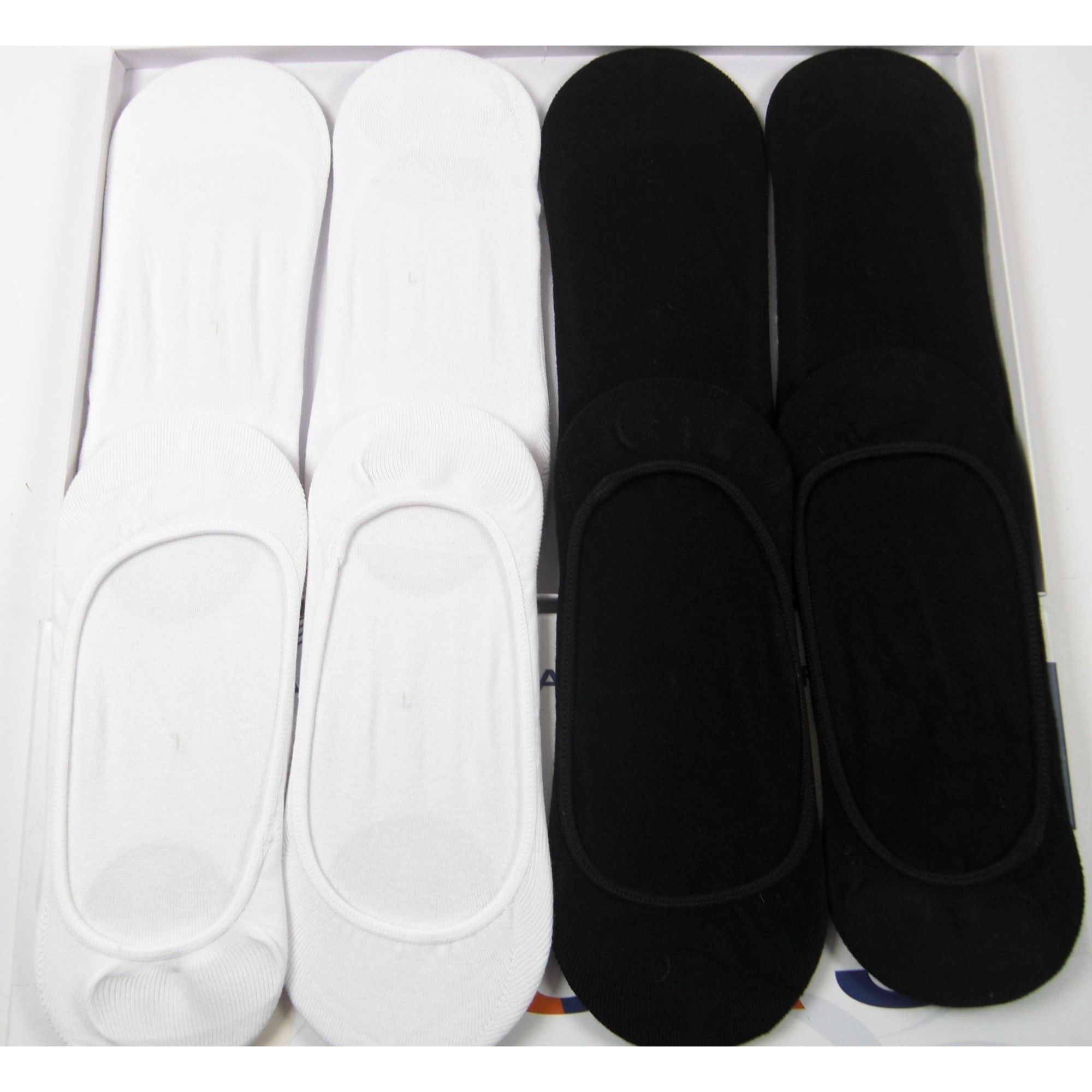 Other No Show Socks Men, Low Cut Ankle Black/White Cotton Socks 8 Size ONE SIZE - 4 Thumbnail