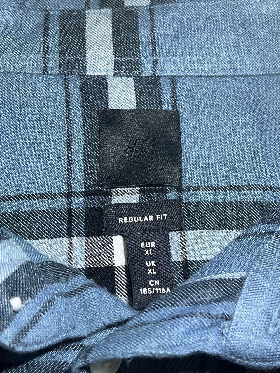 H&M H&M basic checkered multicolor oversized shirt Size US XL / EU 56 / 4 - 4 Thumbnail