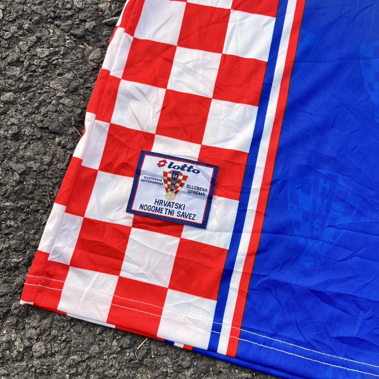 Lotto Sport Vintage Croatia 1998 Away Size US L / EU 52-54 / 3 - 3 Thumbnail