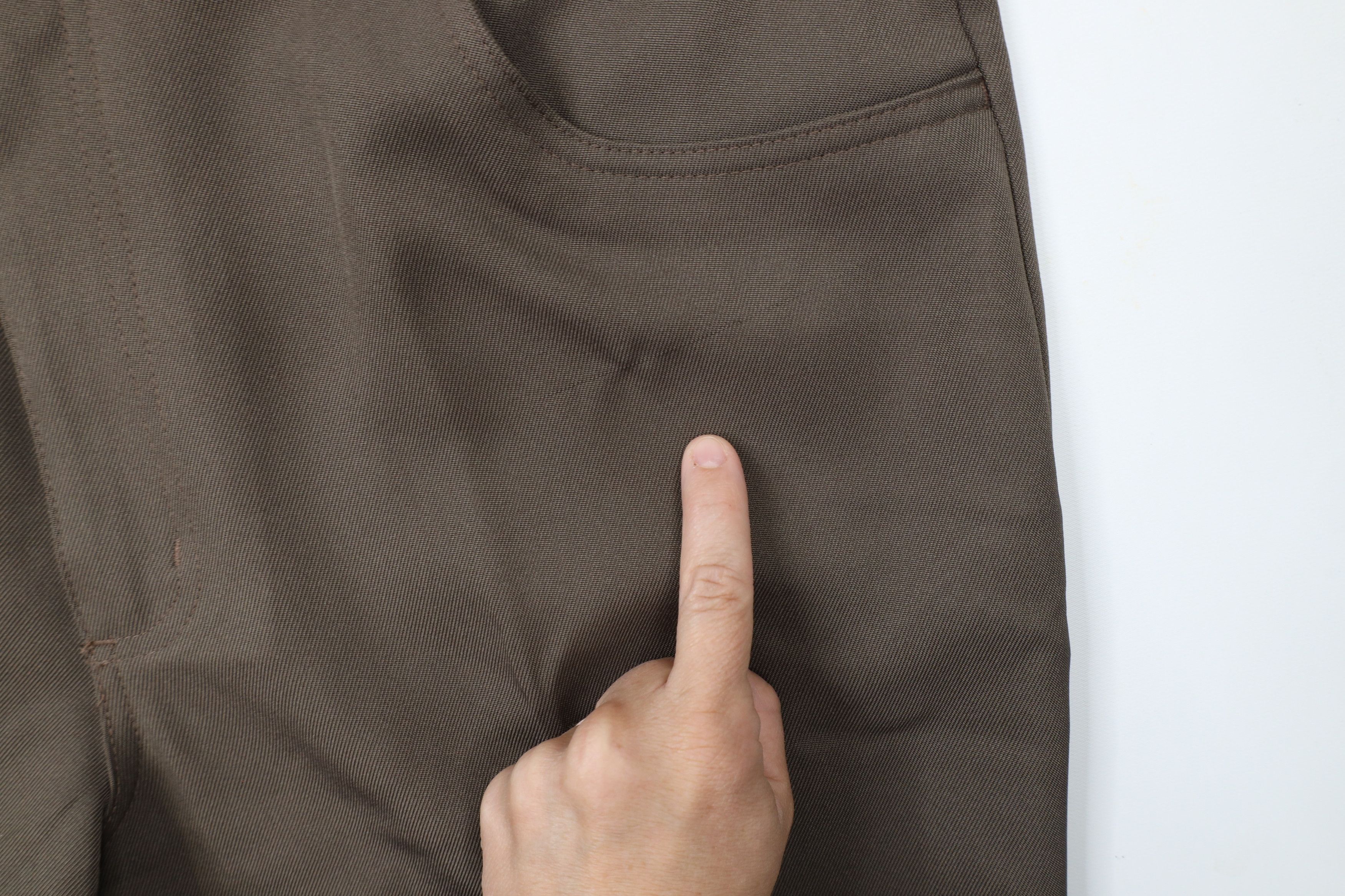 Vintage Vintage 90s Streetwear Flared Wide Leg Chino Pants Brown Size US 38 / EU 54 - 5 Thumbnail