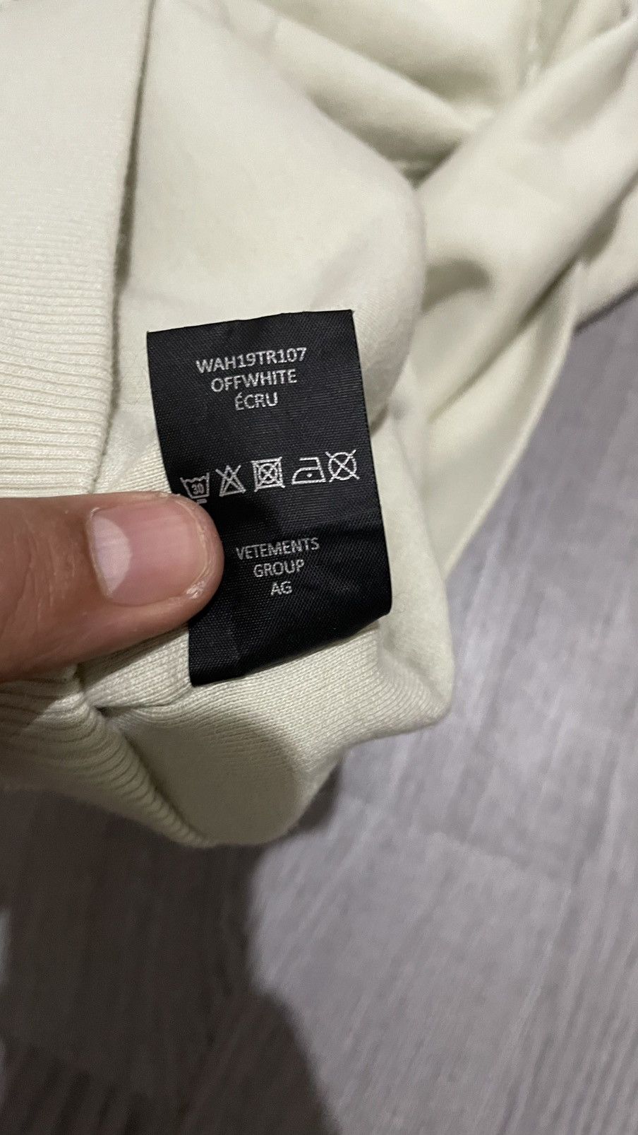 Vetements VETEMENTS FW19 ‘INSIDE-OUT’ HOODIE Size XS / US 0-2 / IT 36-38 - 11 Thumbnail