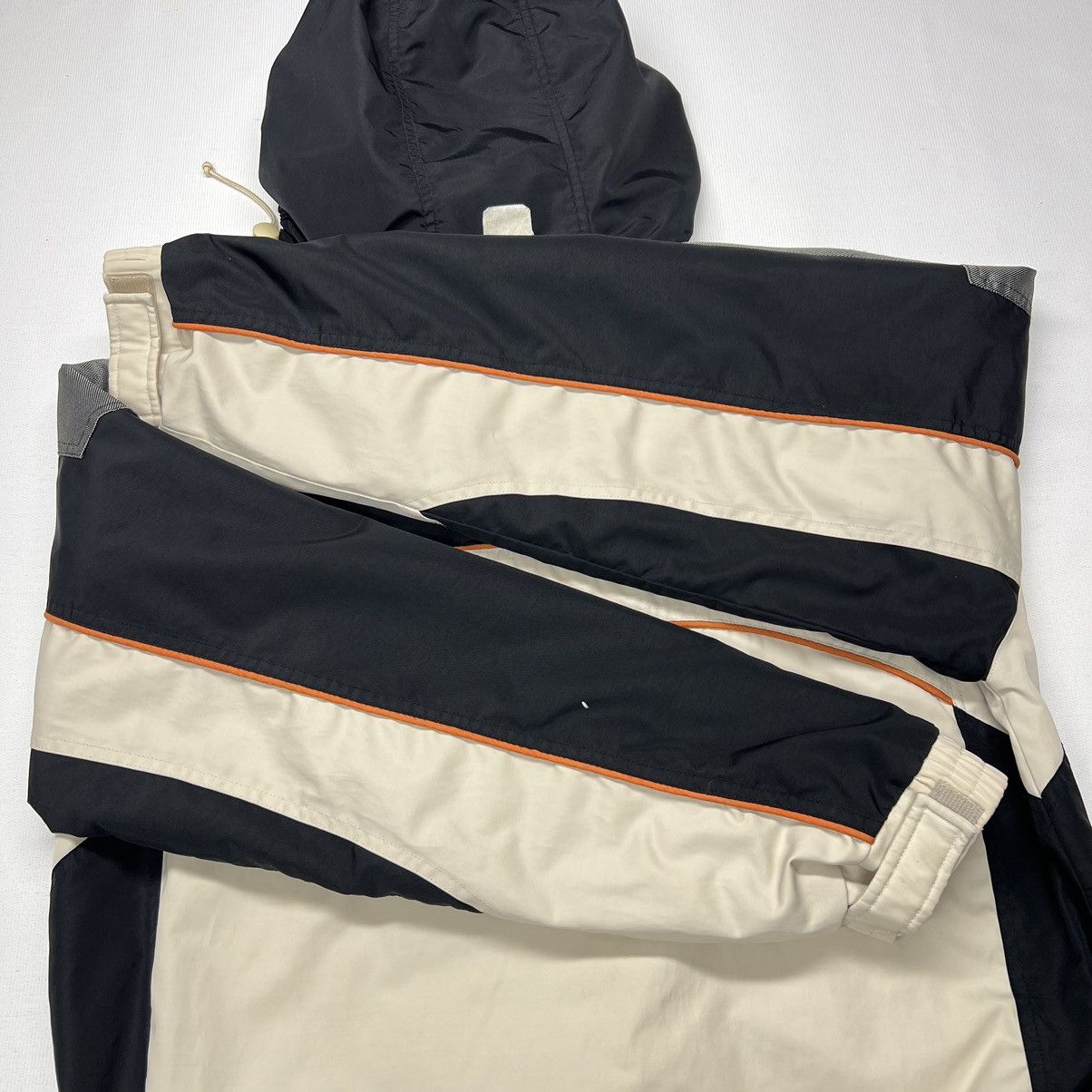 Fila × Vintage VTG Fila Jacket Beige Full Zip Pocket Hooded Coat Retro Size US XL / EU 56 / 4 - 19 Thumbnail