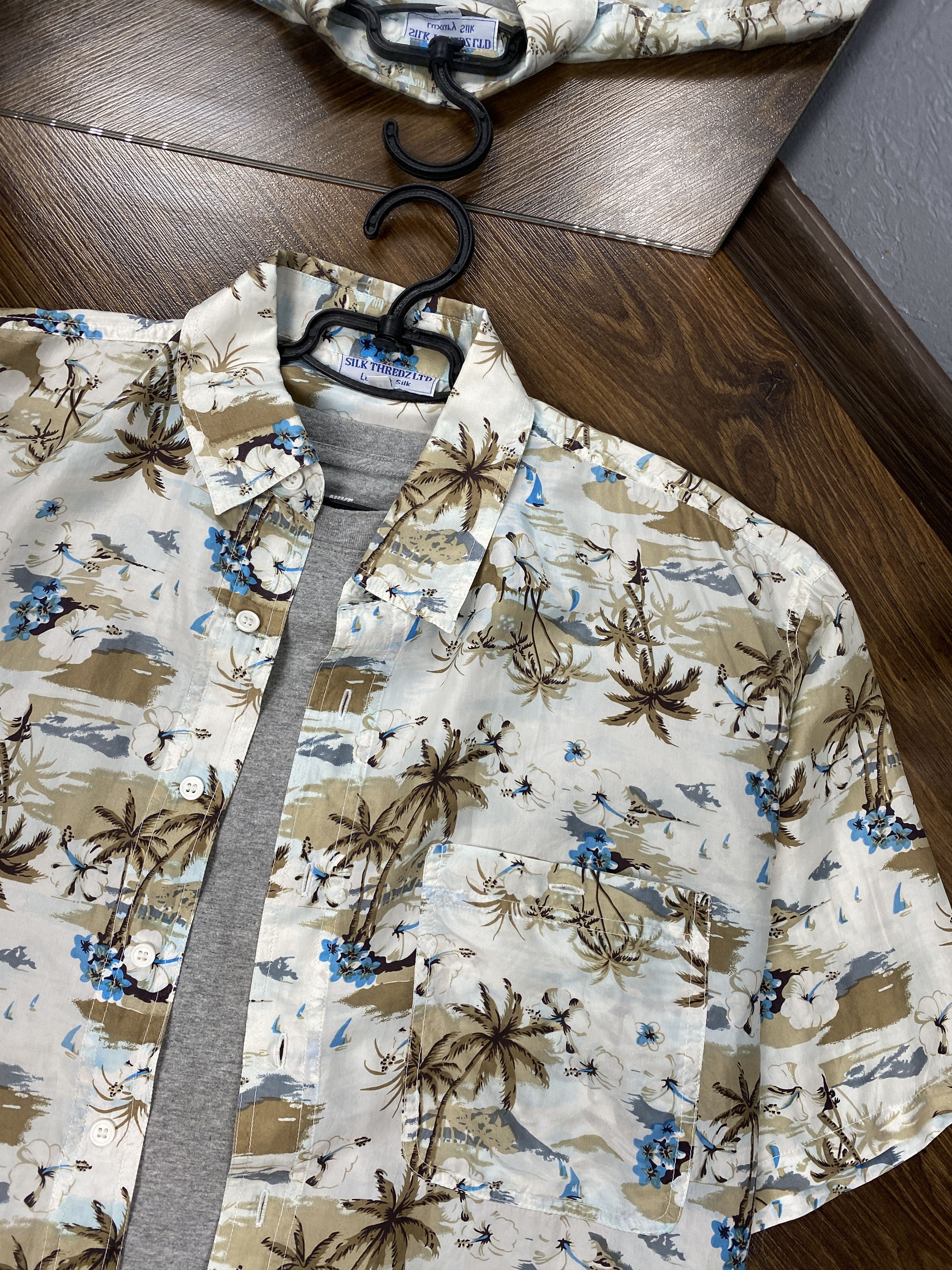 Vintage Vintage silk hawaiian shirt y2k aloha Size US M / EU 48-50 / 2 - 2 Thumbnail