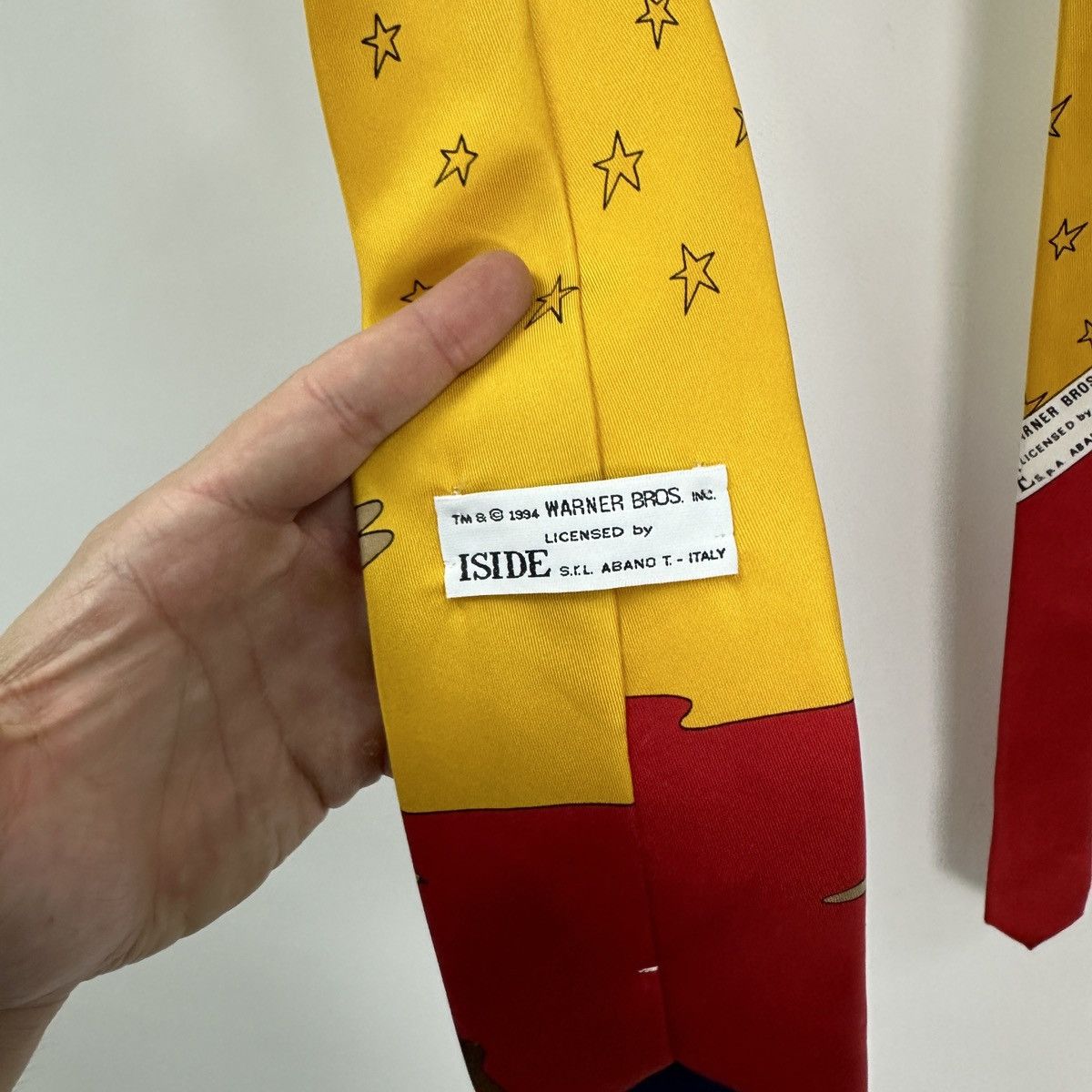 Vintage Vintage 90s Looney Tunes Warner Bros Karate Coyote tie y2k Size ONE SIZE - 6 Thumbnail