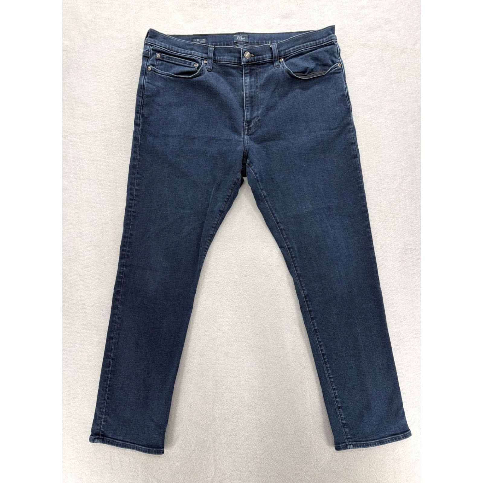 J.Crew J.Crew 1040 Stretch Jeans Mens 36x32 Blue Dark Wash Athletic Taper Denim Casual Size US 36 / EU 52 - 2 Thumbnail