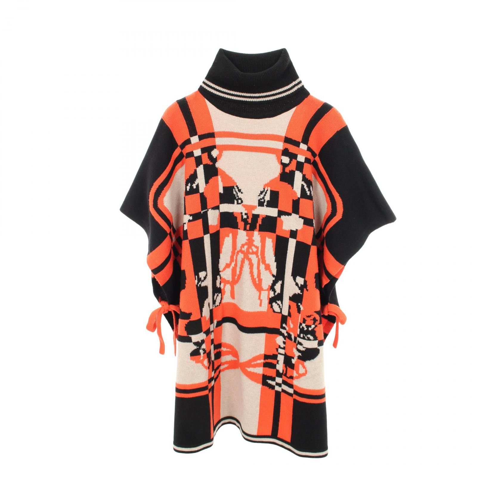 Hermes Hermes Hermes BRIDES de GALA Tartan Cashmere Poncho Textile Outerwear DUTY FREE for USA Size ONE SIZE - 1 Thumbnail