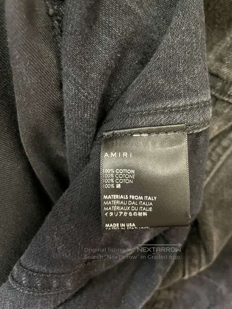 Amiri Amiri Heavyweight Jacquard Washed Denim Jacket Size US M / EU 48-50 / 2 - 8 Thumbnail