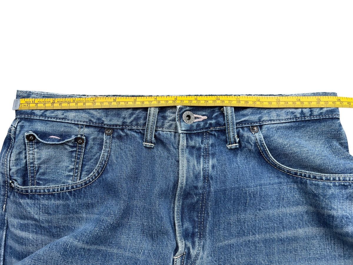 Edwin Vintage Edwin 505SR Selvedge Distressed Denim Jeans 32x34 Size US 32 / EU 48 - 11 Thumbnail