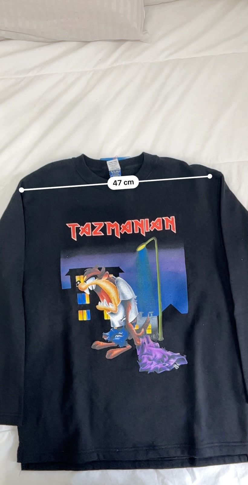 Other Vintage 90s Looney Tunes Tazmanian Devil SweatshirtDeadstock Size US L / EU 52-54 / 3 - 7 Thumbnail