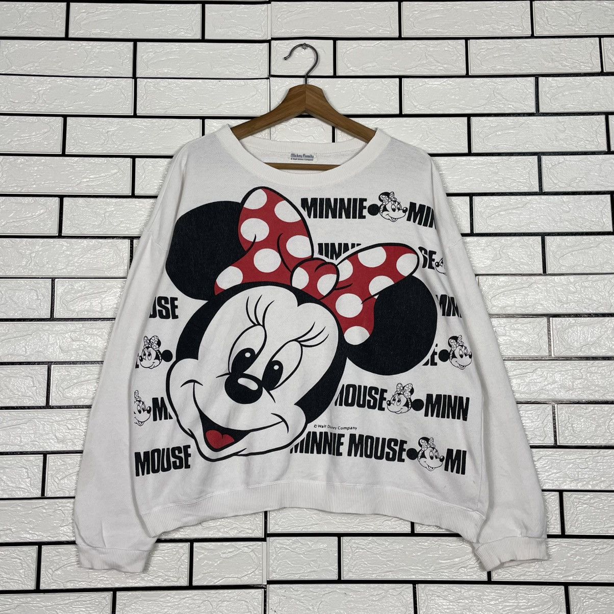 Disney Vintage Walt Disney Minnie Mouse Sweatshirt Size M / US 6-8 / IT 42-44 - 1 Thumbnail