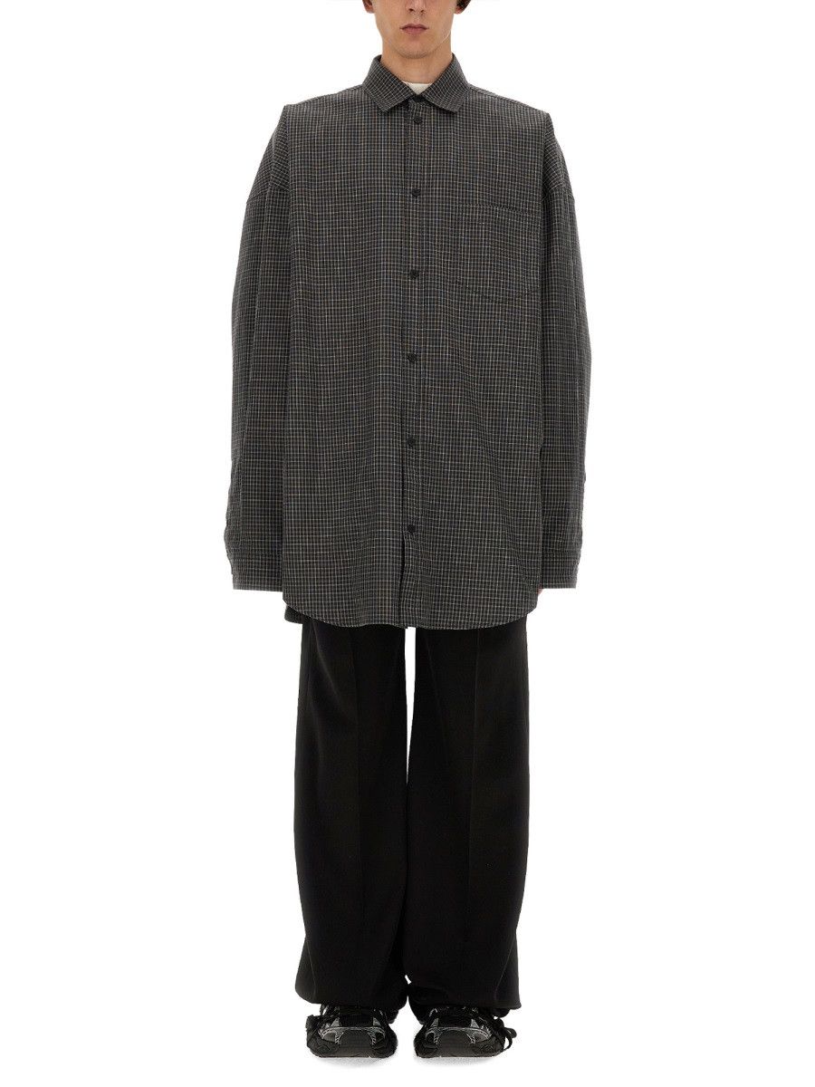 Balenciaga BALENCIAGA LARGE FIT OUTERWEAR SHIRT - MULTICOLOUR Size US M / EU 48-50 / 2 - 1 Thumbnail