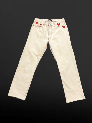 Levi's VINTAGE Levi's 501 Denim Vintage Print Stars Size 28" / US 6 / IT 42 - 1 Thumbnail