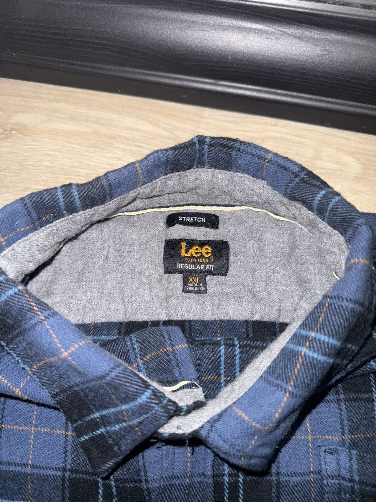 Lee × Vintage Vintage / Y2K Lee Flannel Button Up Size US XXL / EU 58 / 5 - 4 Thumbnail