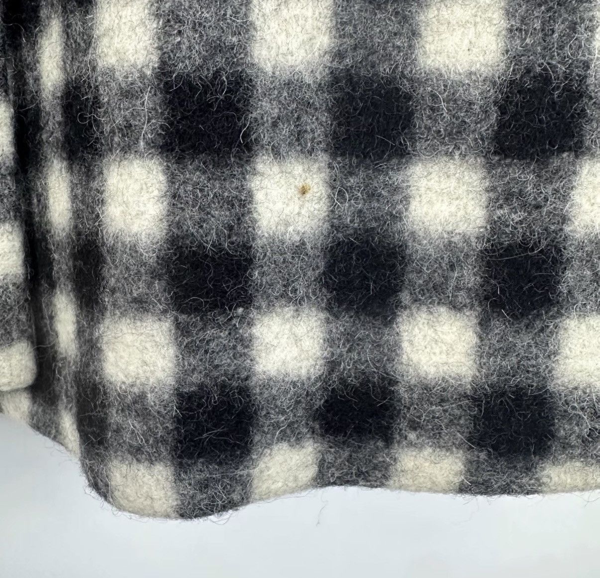 Max Mara MaxMara/Black and White Plaid Mid-Length Coat K12 Size XS / US 0-2 / IT 36-38 - 8 Thumbnail
