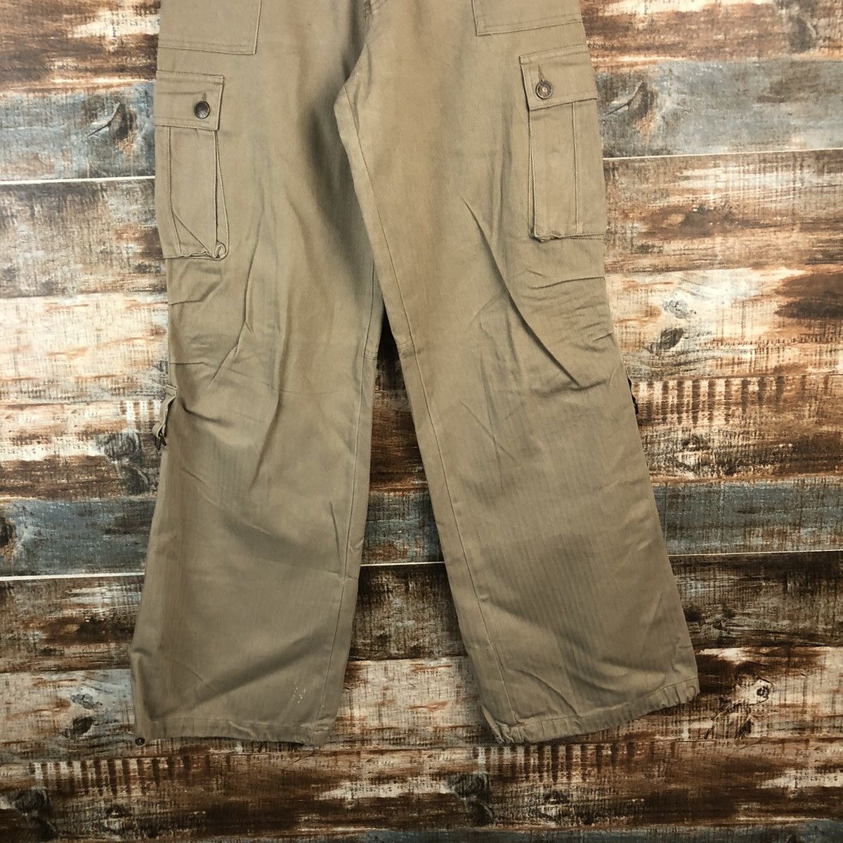 Japanese Brand DL Japanese Brand Brown Cargo Multipocket Pants #C704 Size 25" / US 0 / IT 36 - 3 Thumbnail