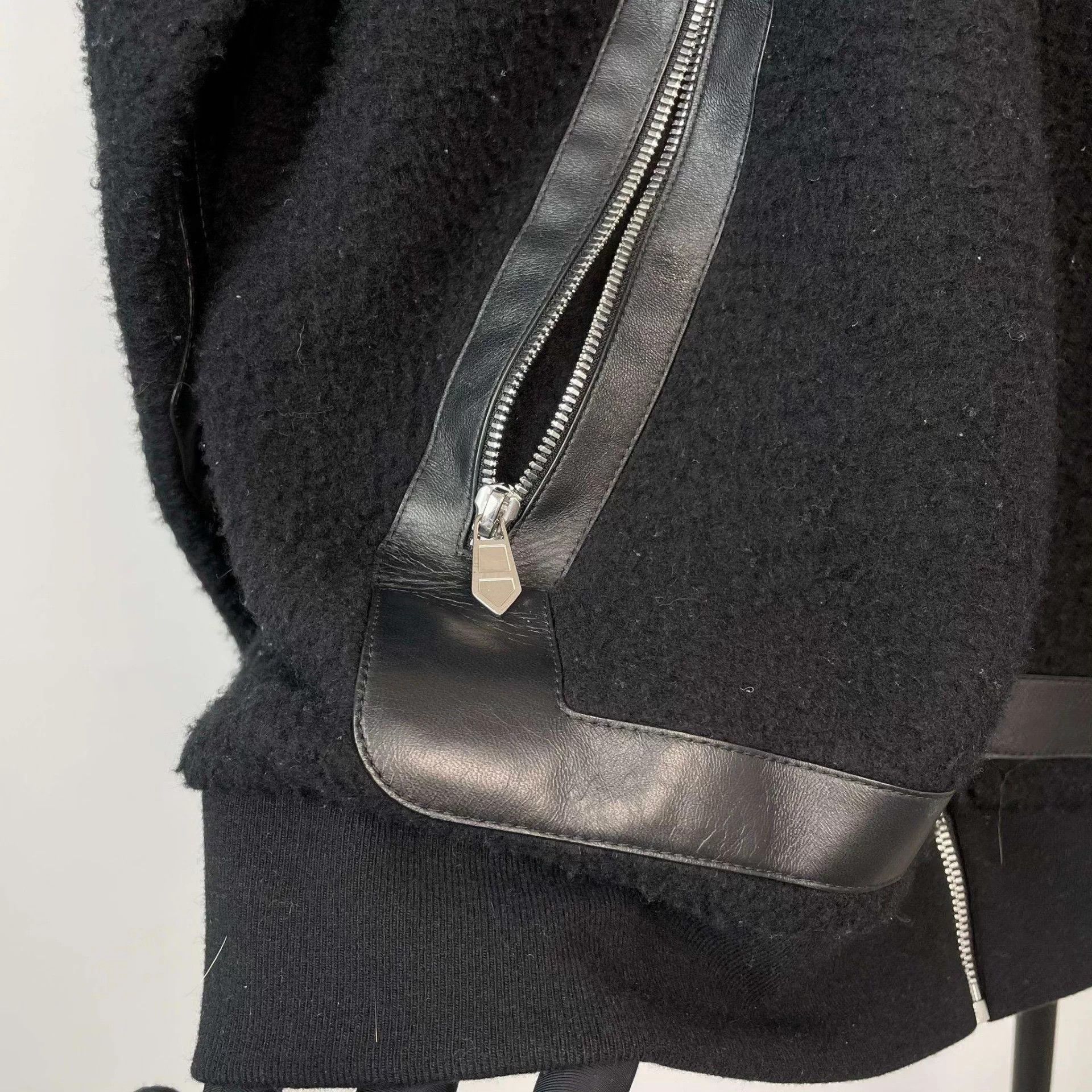 Hermes Hermès Wool Coat XL Black Size US XL / EU 56 / 4 - 8 Thumbnail