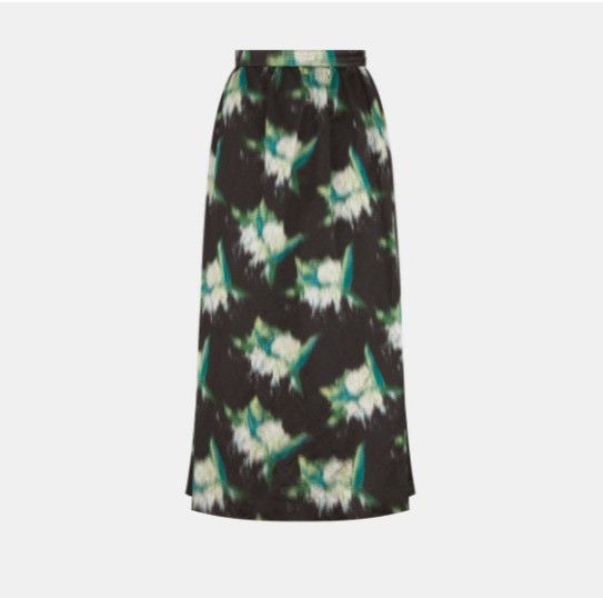 Dior o1w1db10225 Mid-Length Straight-Cut Skirt in Multicolor Size 28" / US 6 / IT 42 - 1 Thumbnail