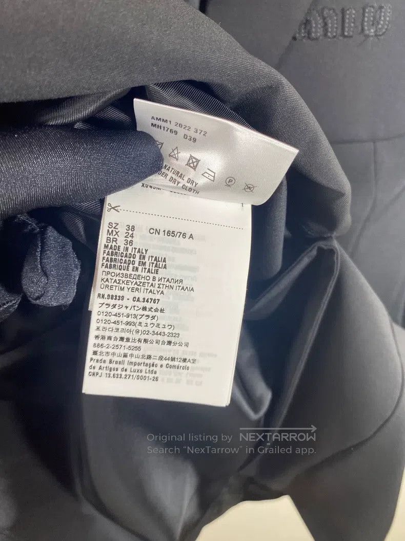 Miu Miu Miu Miu 38 Patch letter suit jacket Size M / US 6-8 / IT 42-44 - 6 Thumbnail