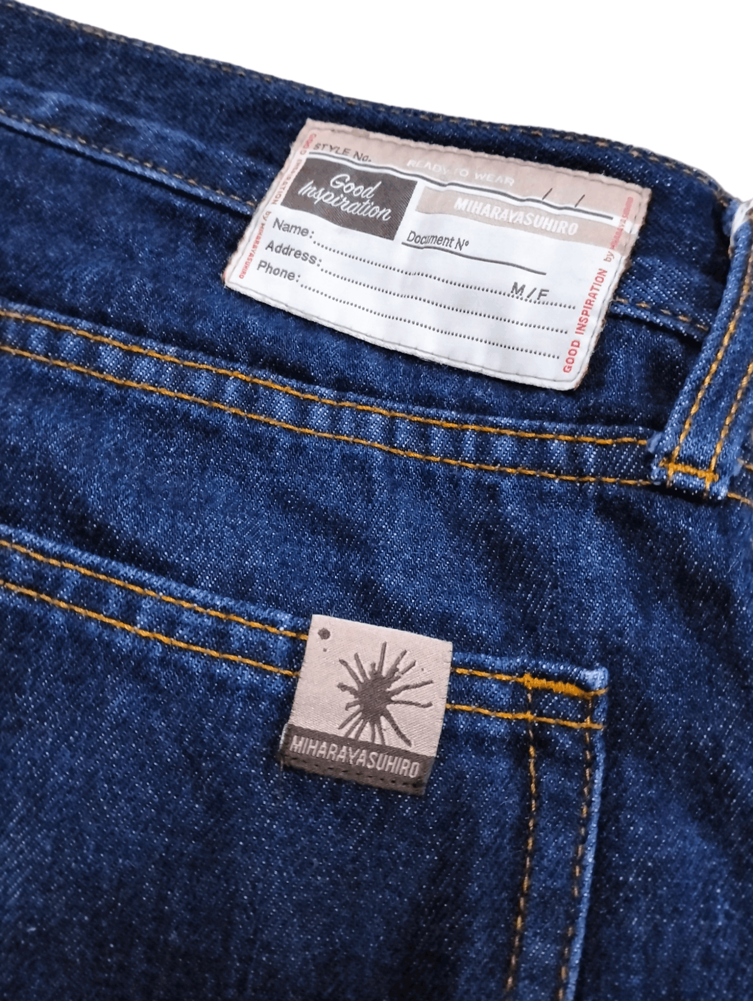 GU × Maison MIHARA YASUHIRO Miharayasuhiro x Gu Denim Pants Size US 35 - 12 Thumbnail