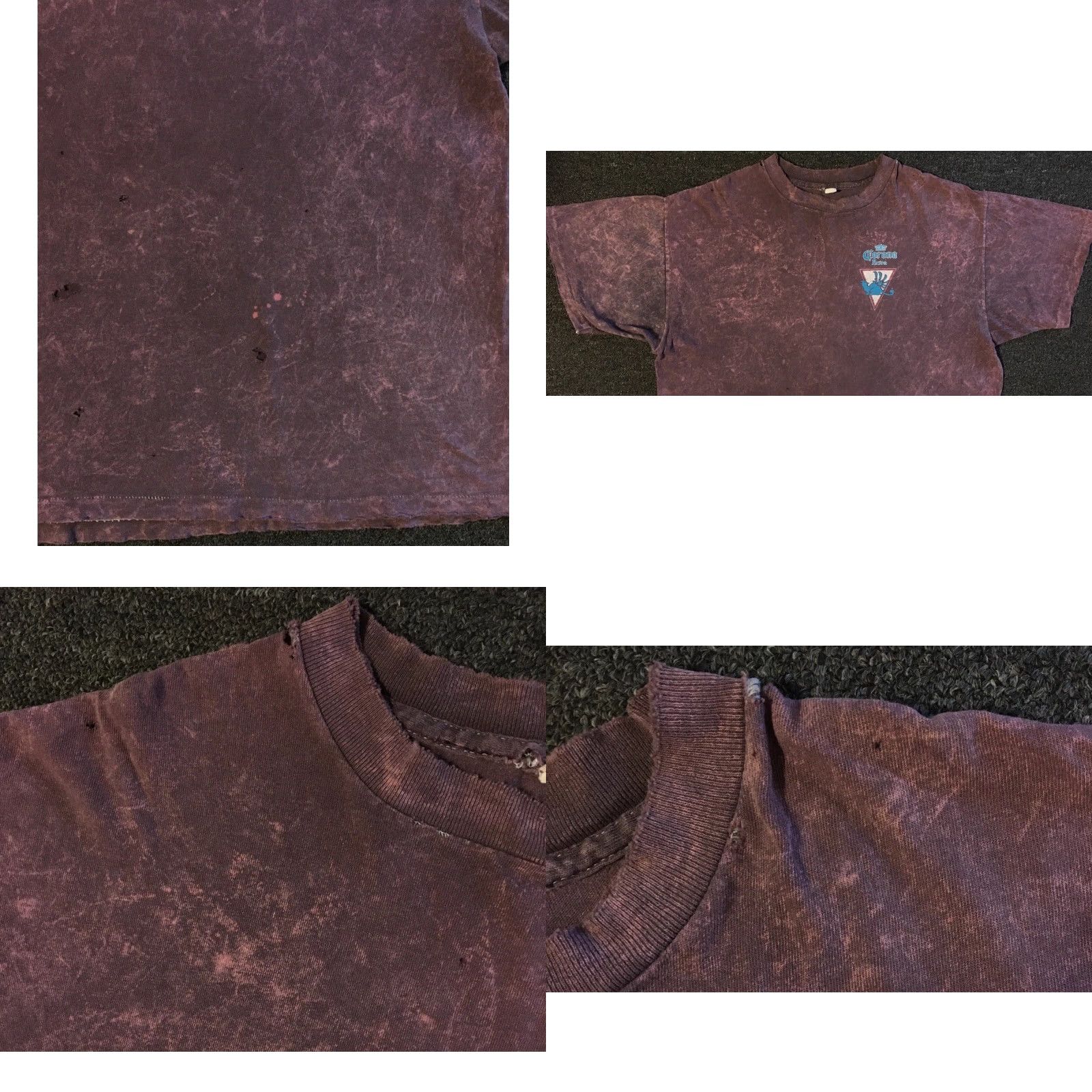 Thrasher VINTAGE Corona Beer Thrashed Faded Distressed Shirt M Red Graphic Tee Men Short Sleeve 90s Grunge Bar Surf Skate Punk Retro BC Size US M / EU 48-50 / 2 - 8 Thumbnail