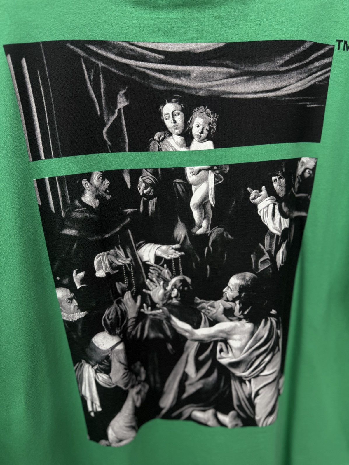 Off-White Off White Tee Shirt Size XL Green Clean Condition 🧼 Size US XL / EU 56 / 4 - 12 Thumbnail