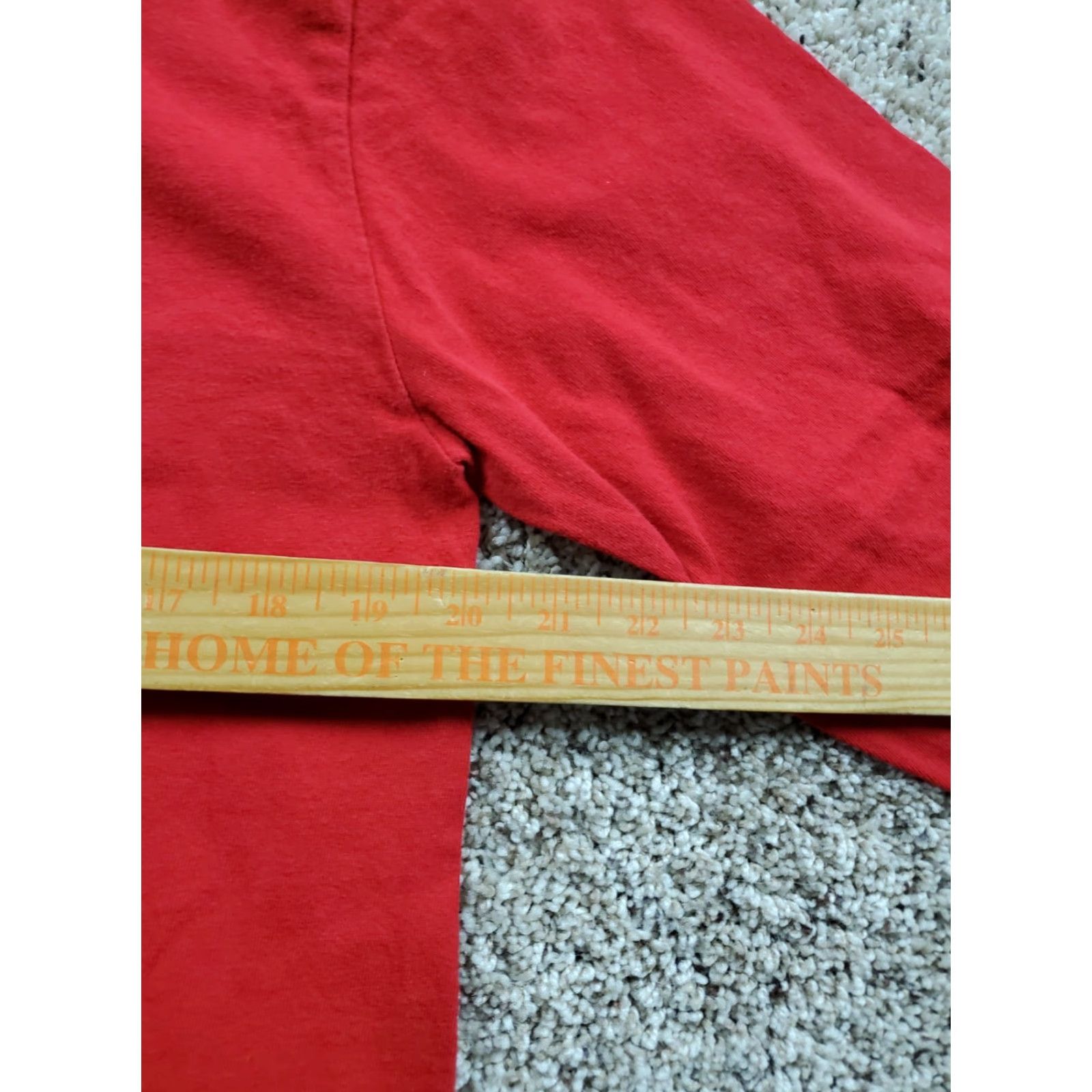 Vintage Trader Joes Shirt Mens L Red Crew Neck Long Sleeve Hibiscus Logo Graphic Print Size US L / EU 52-54 / 3 - 7 Thumbnail