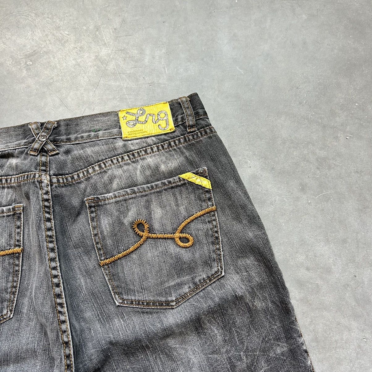 JNCO Crazy Vintage Y2K LRG Baggy Skater Hip Hop Jorts Cyber Jnco Size US 36 / EU 52 - 4 Thumbnail