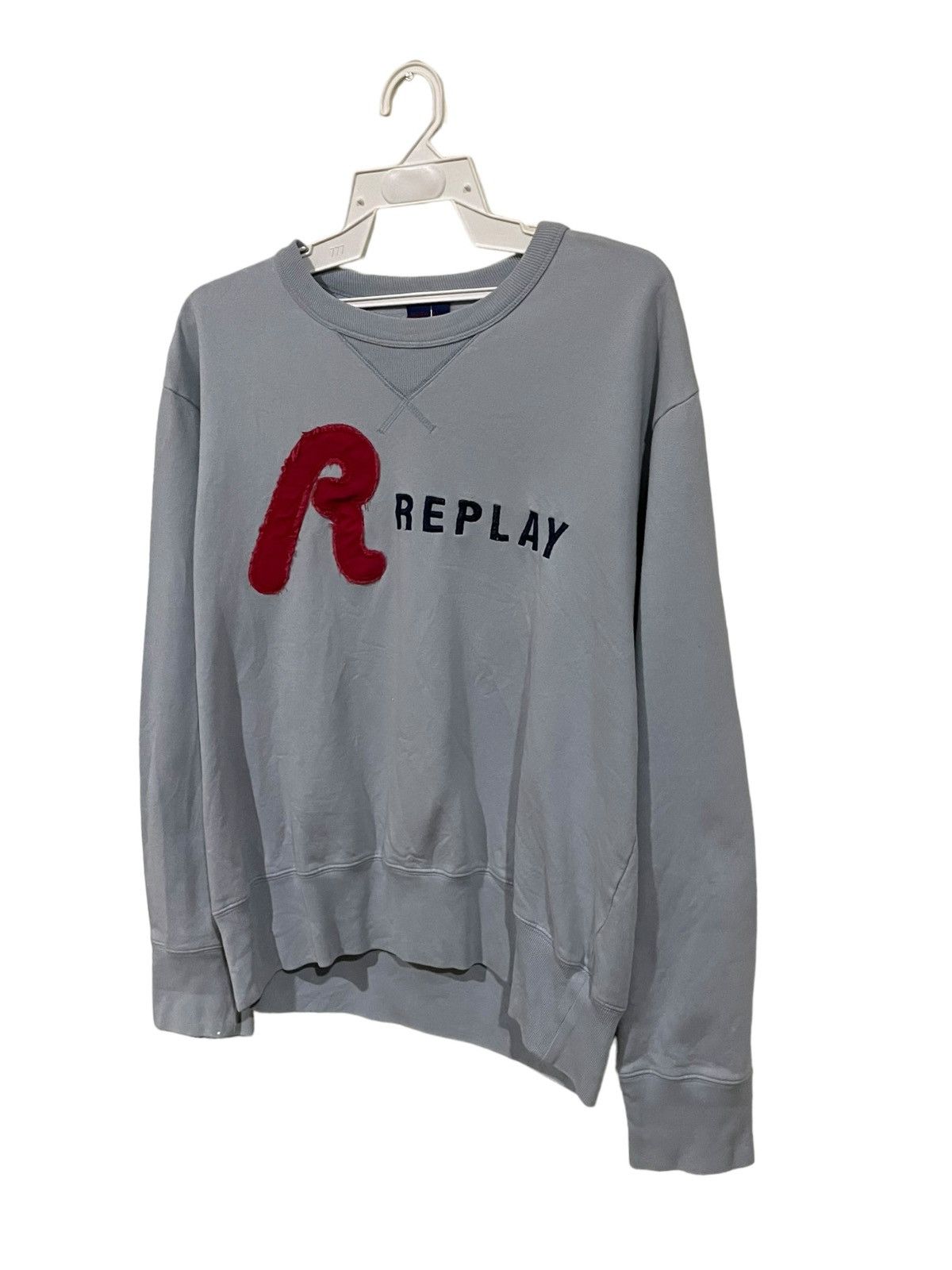 Grailed × Replay Replay Vintage Distressed Sweatshirt Size US M / EU 48-50 / 2 - 3 Thumbnail