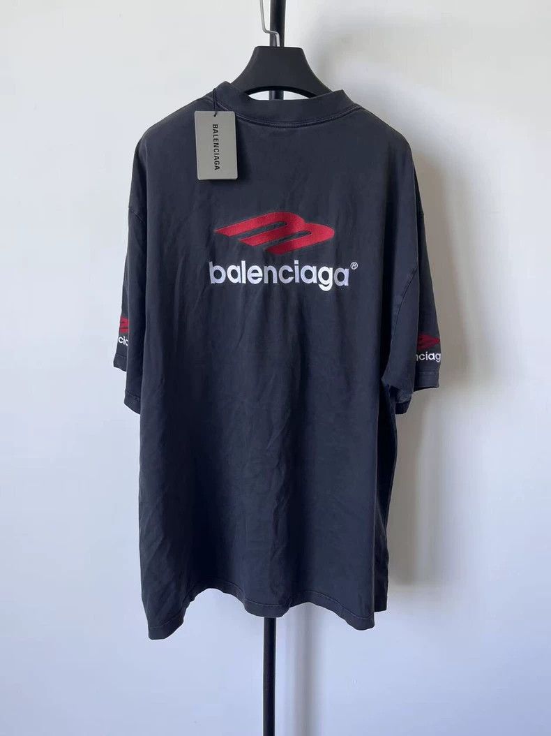 Balenciaga Balenciaga Printed T shirt with short sleeves and round ne Size US L / EU 52-54 / 3 - 2 Thumbnail