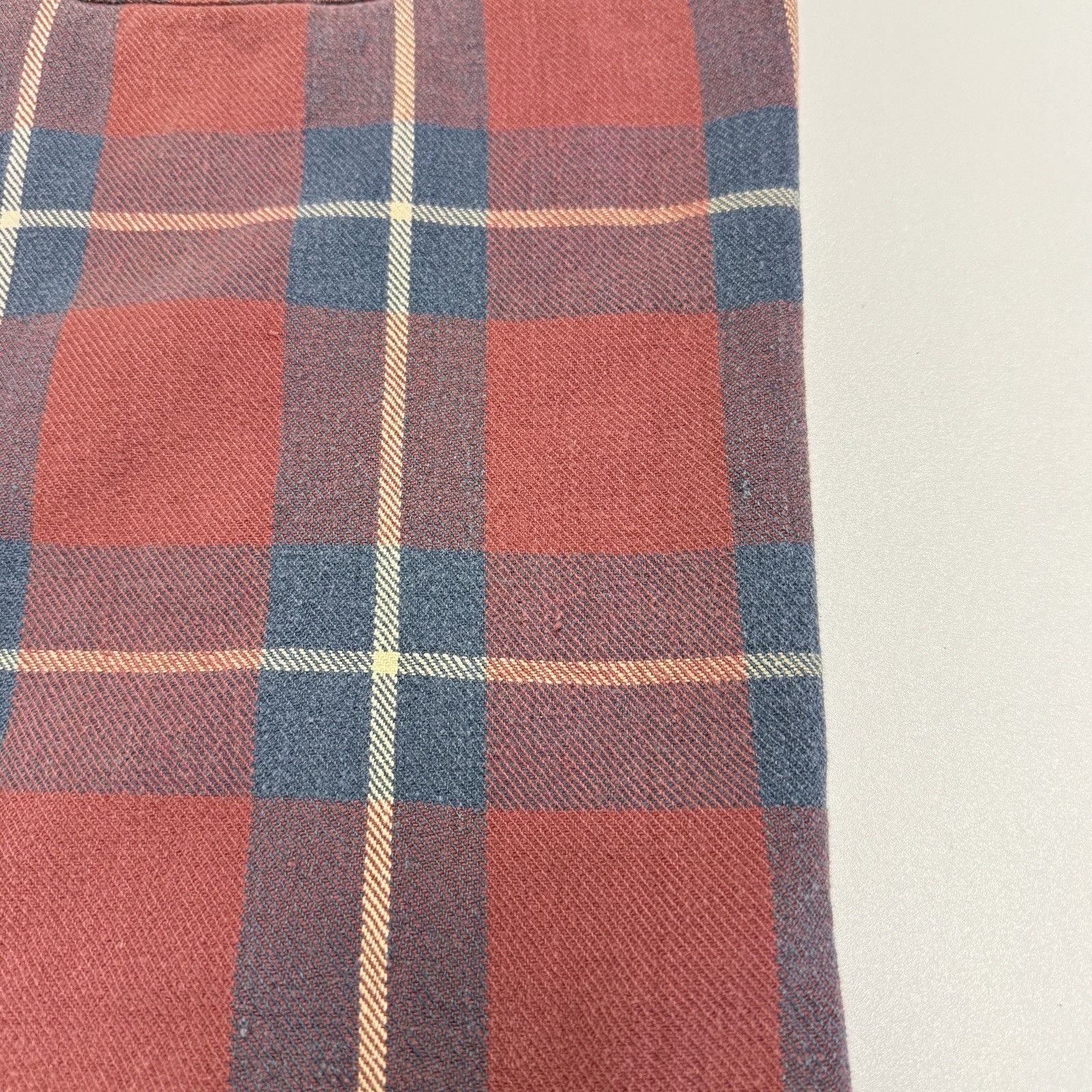 Vintage Vintage 90s Cotton Plaid Flannel Shirt Mens Large Tall Red L Size US L / EU 52-54 / 3 - 5 Thumbnail
