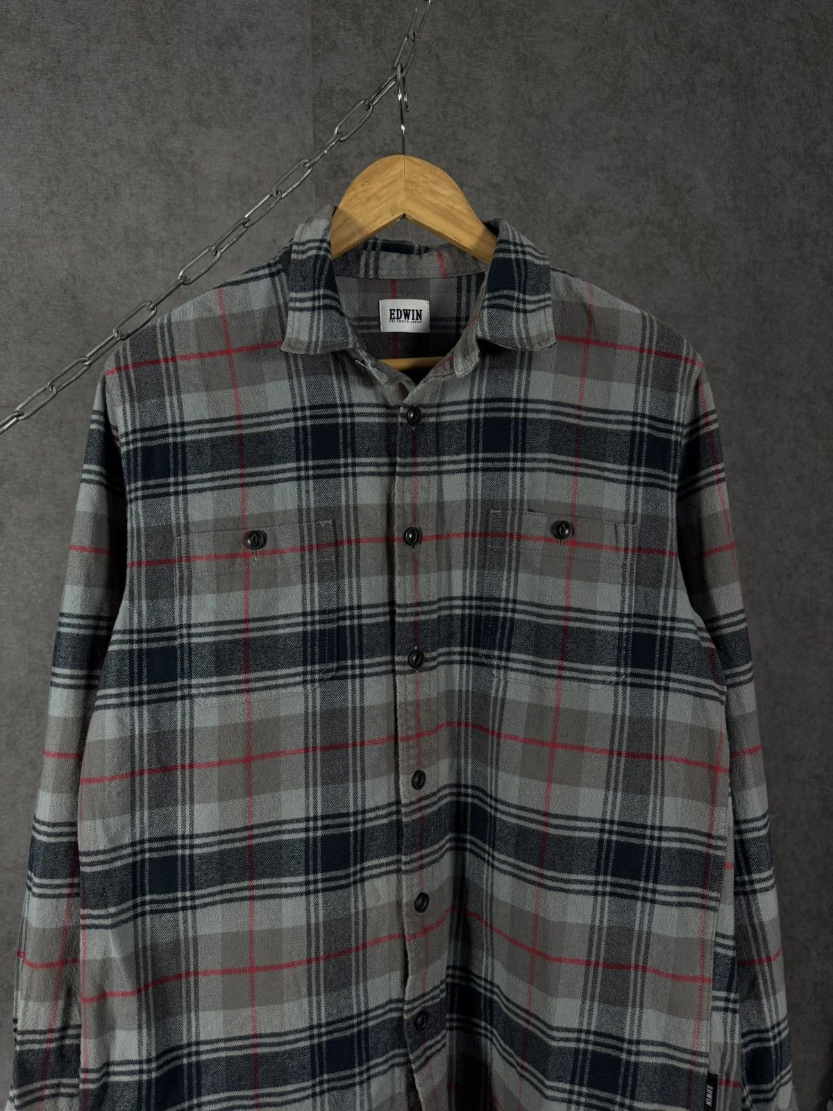 Edwin Edwin designer japanese flannel shirt Size US M / EU 48-50 / 2 - 3 Thumbnail