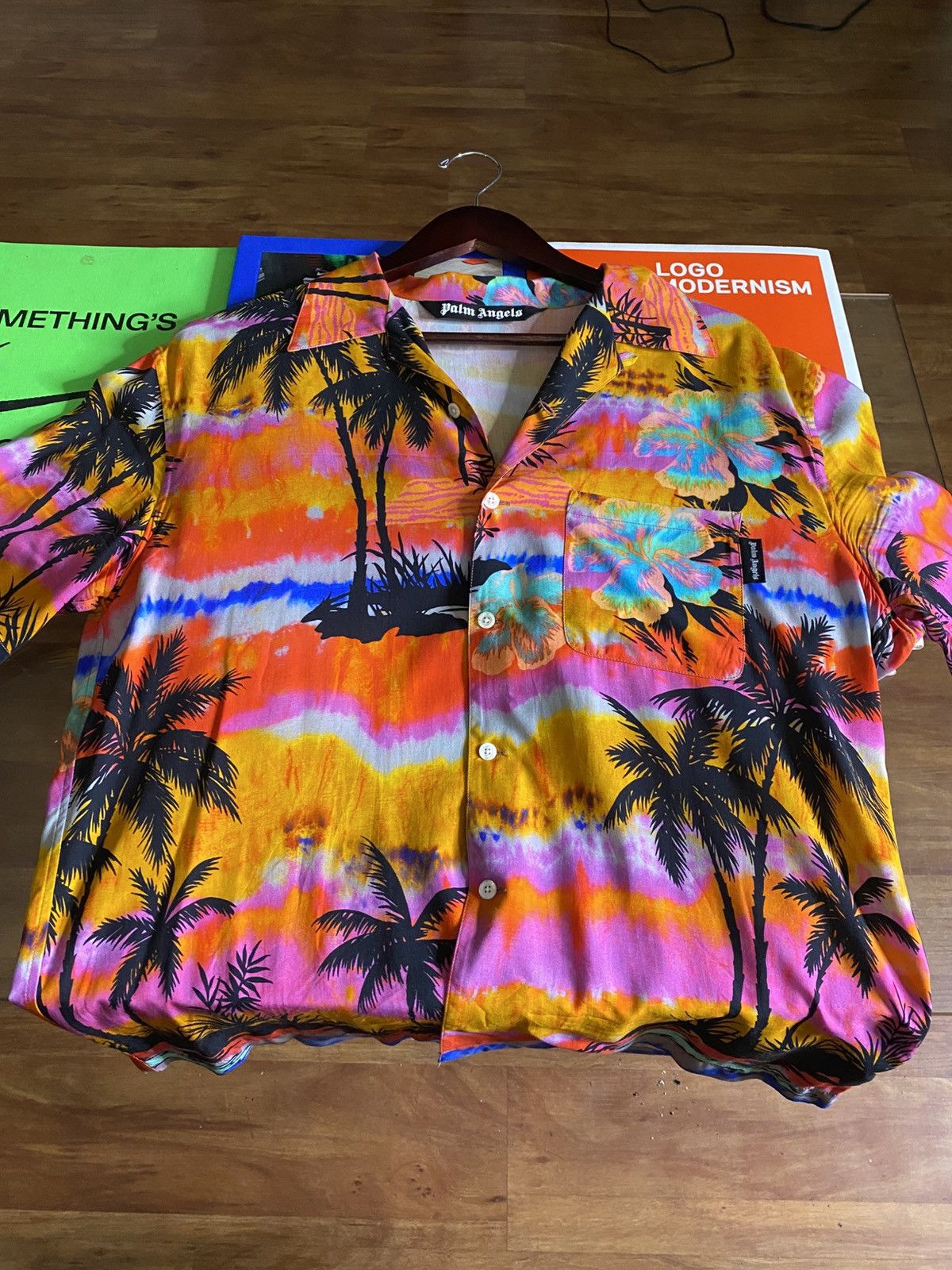 Palm Angels Palm tree-print shirt Size US M / EU 48-50 / 2 - 2 Thumbnail