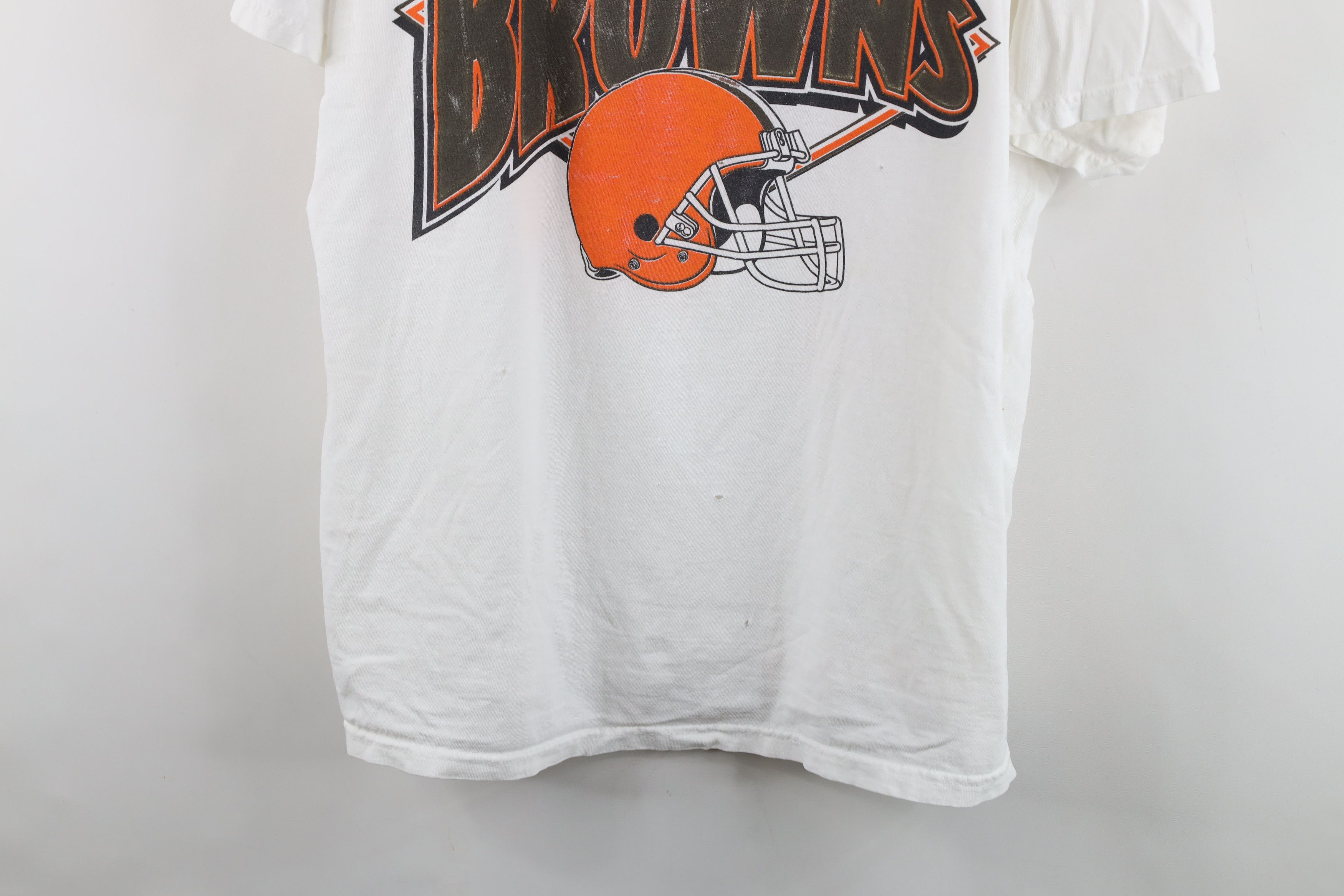 Vintage Vintage 90s Cleveland Browns Football Short Sleeve T-Shirt Size US XL / EU 56 / 4 - 3 Thumbnail