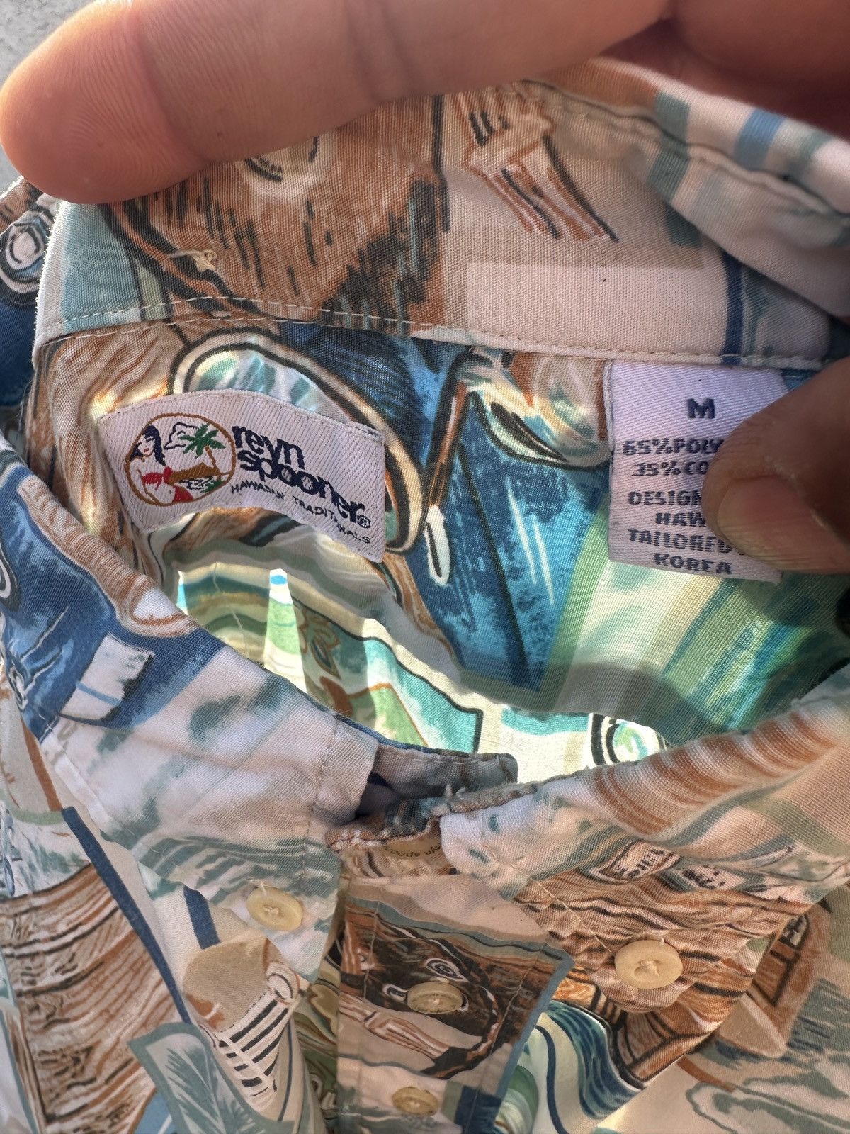 Reyn Spooner PreOwned Reyn Spooner Hawaiian Print Multicolored Men's M Size US M / EU 48-50 / 2 - 4 Thumbnail