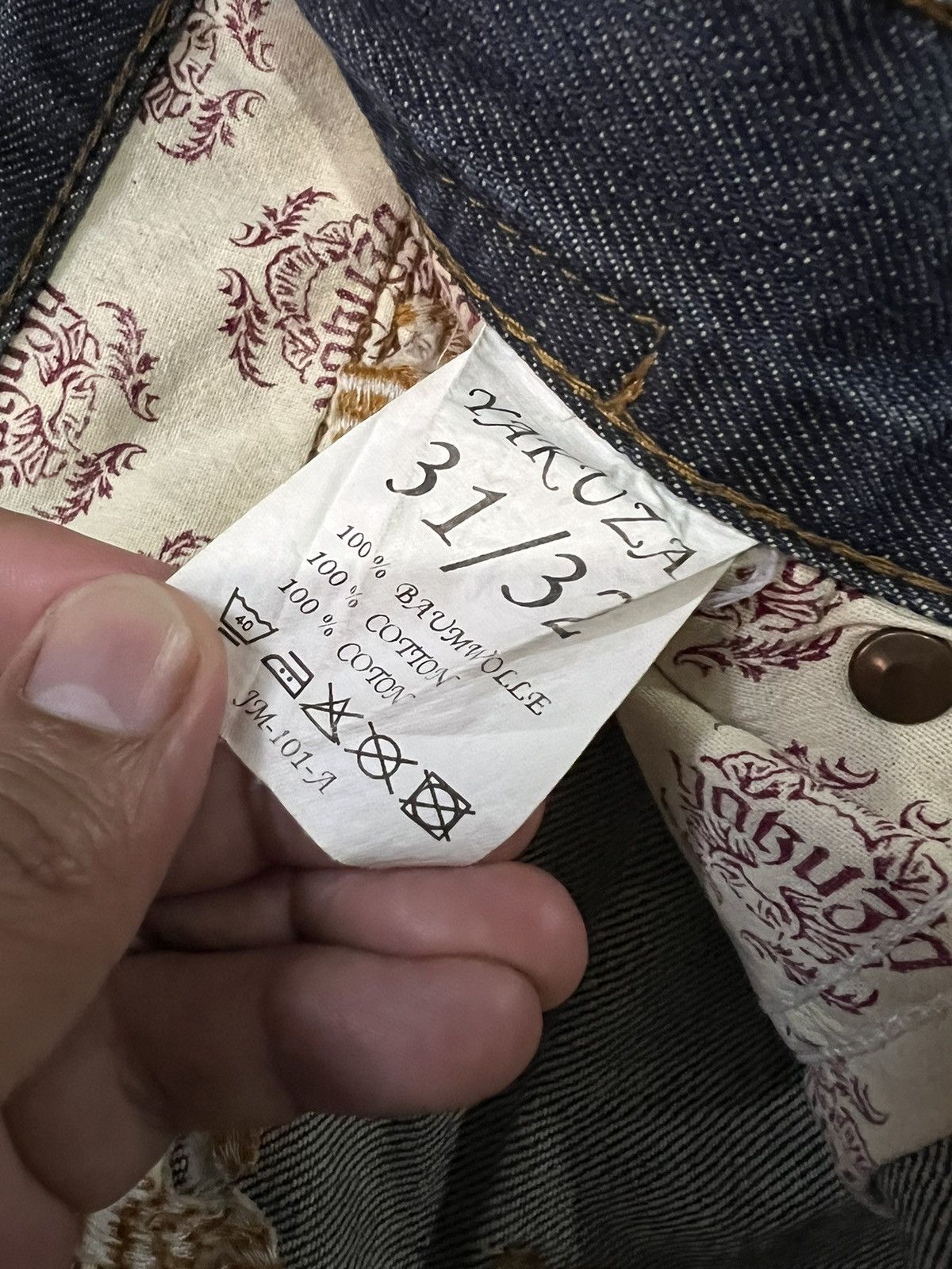 If Six Was Nine × Japanese Brand JAPANESE BRAND YAKUZA GANGSTER DISTRESSED JEANS VERY RARE Size US 32 / EU 48 - 17 Thumbnail
