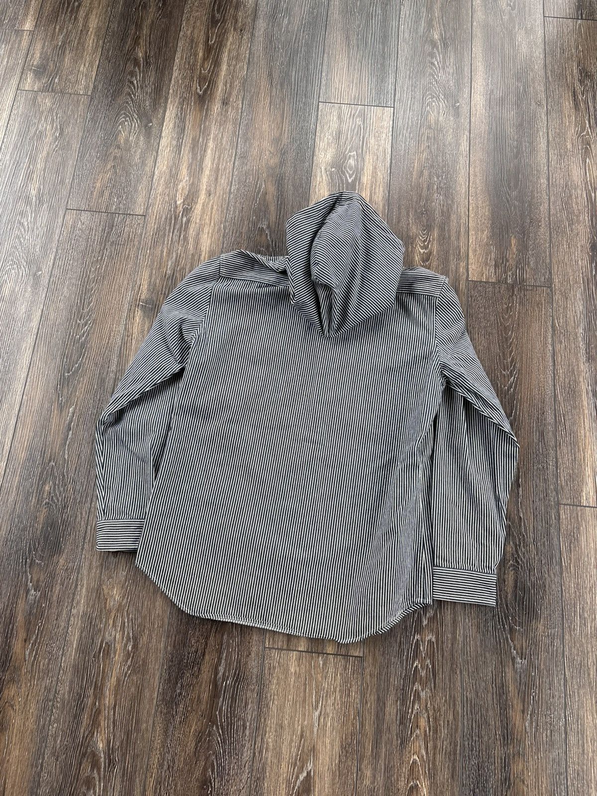Supreme Supreme Stripe Button Hoodie Size US XL / EU 56 / 4 - 2 Thumbnail