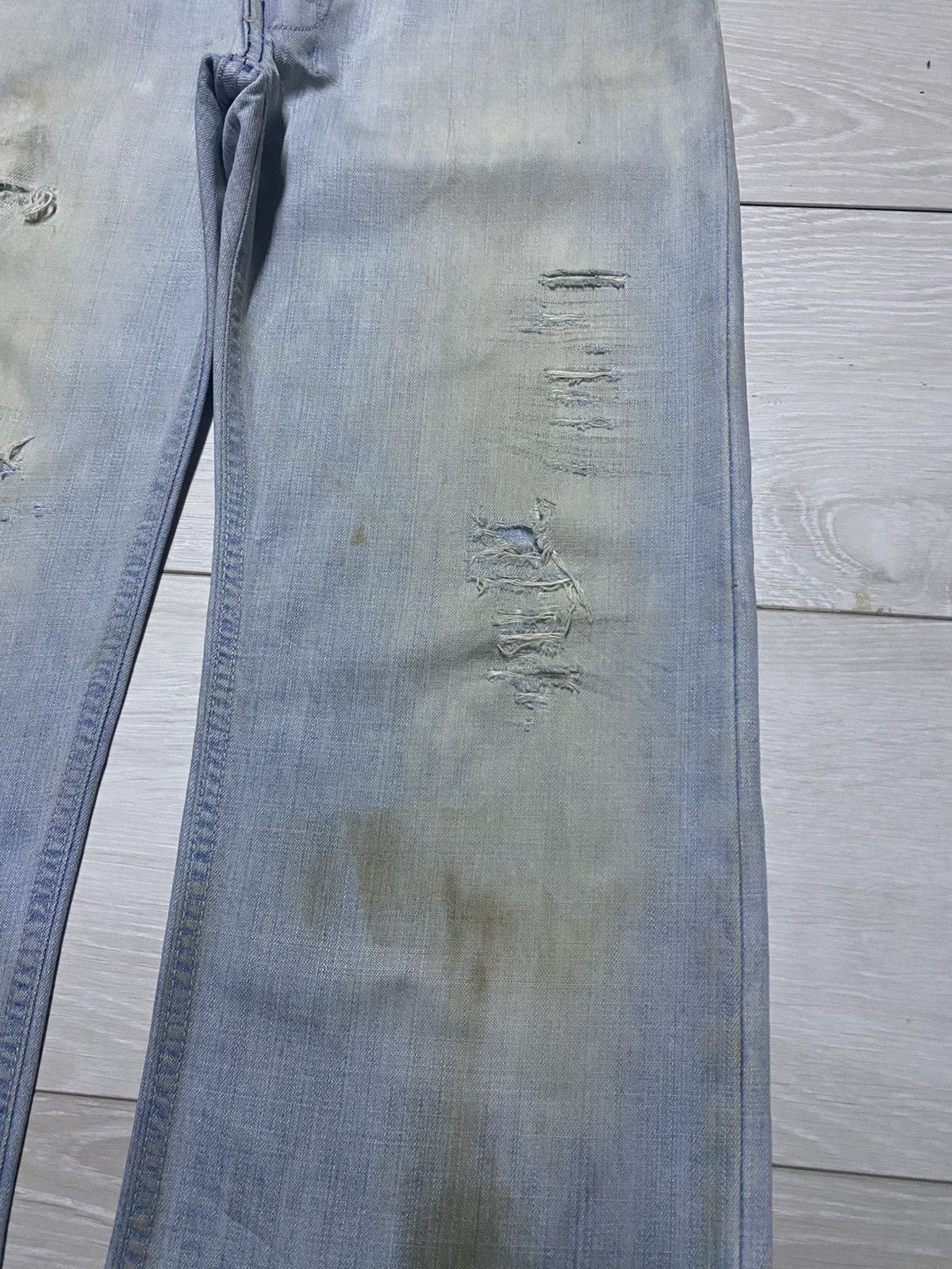 A-COLD-WALL* × Diesel Vintage Diesel Light Wash Little Bootcut Jeans Size US 28 / EU 44 - 8 Thumbnail