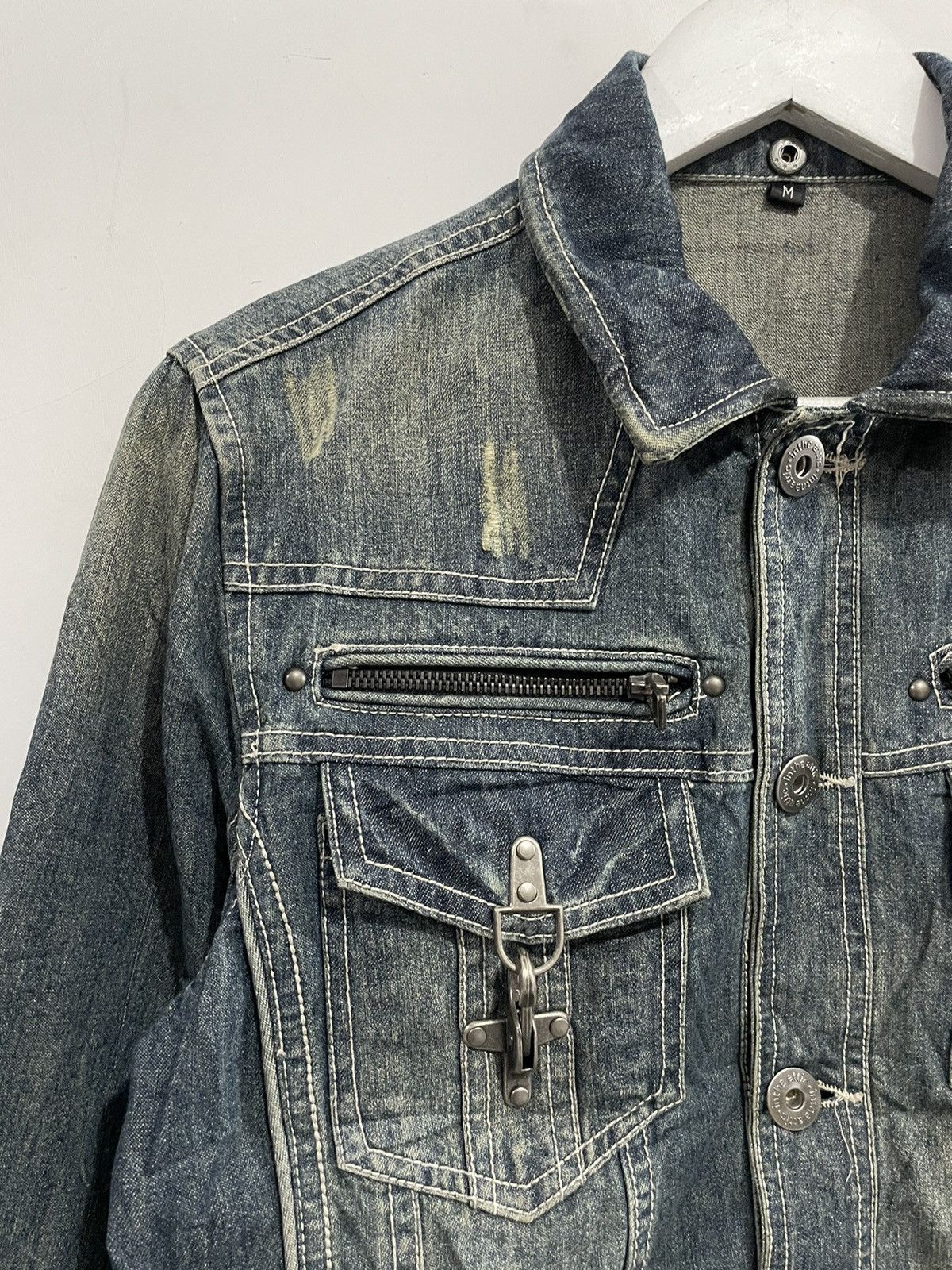 In The Attic 2000s in the attic japan bono denim jacket Y2k style Size US S / EU 44-46 / 1 - 3 Thumbnail
