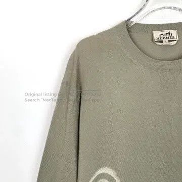 Hermes Hermes Green buckle print cotton round-neck short-sleeved Size US XL / EU 56 / 4 - 3 Thumbnail