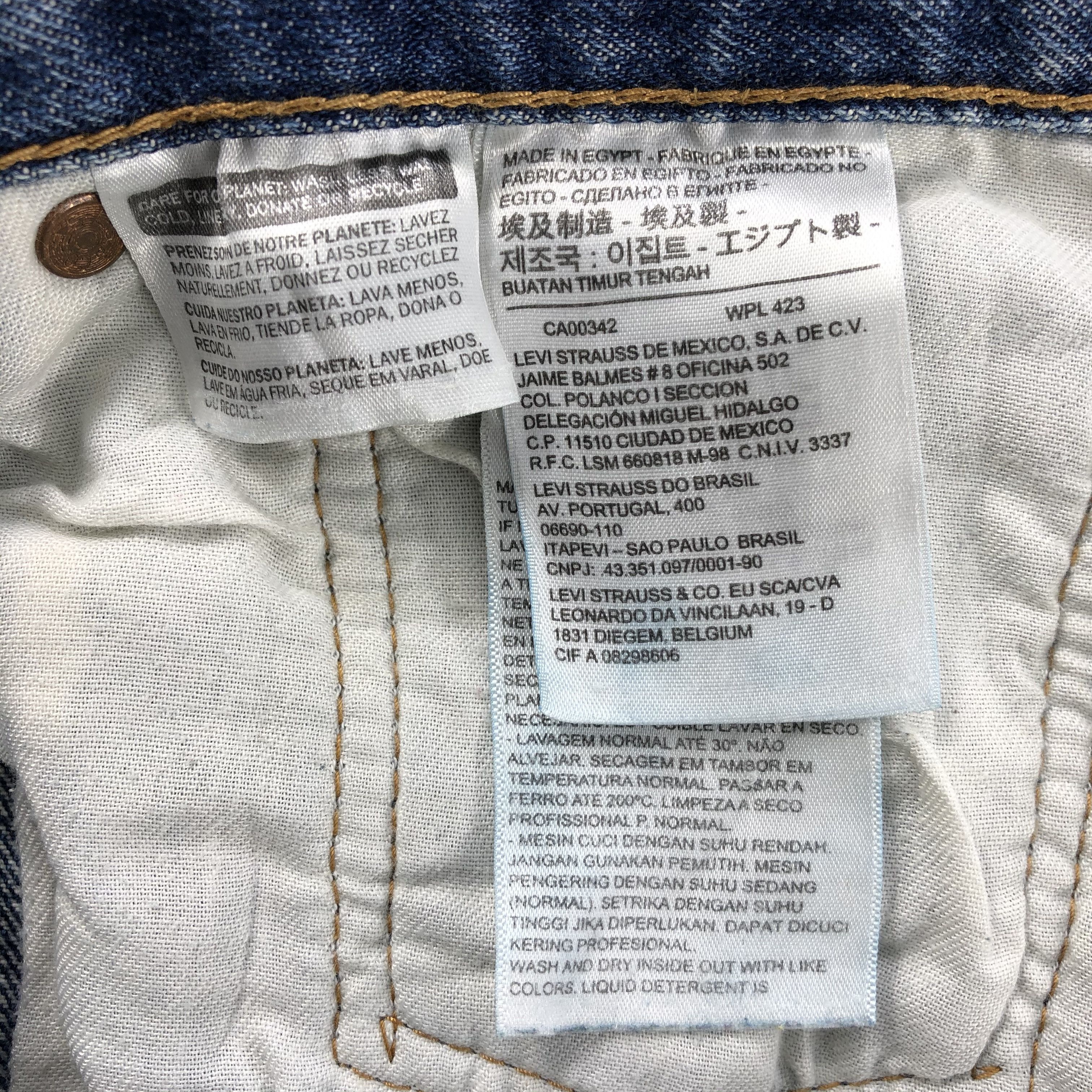 Levi's Vintage Levi's 501 Jeans Dirty Faded Blue Distressed KJ656 Size US 36 / EU 52 - 9 Thumbnail