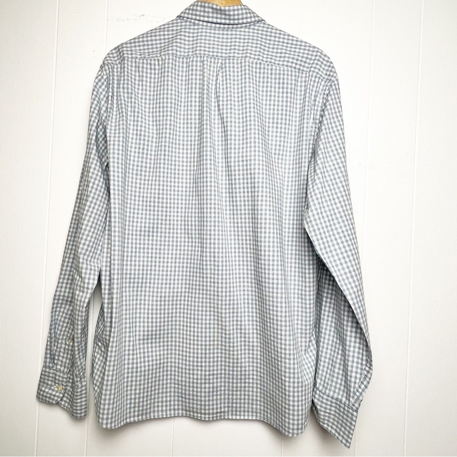 J.Crew J Crew Blue & White Gingham Button Down Shirt Men’s Size XL Size US XL / EU 56 / 4 - 5 Thumbnail