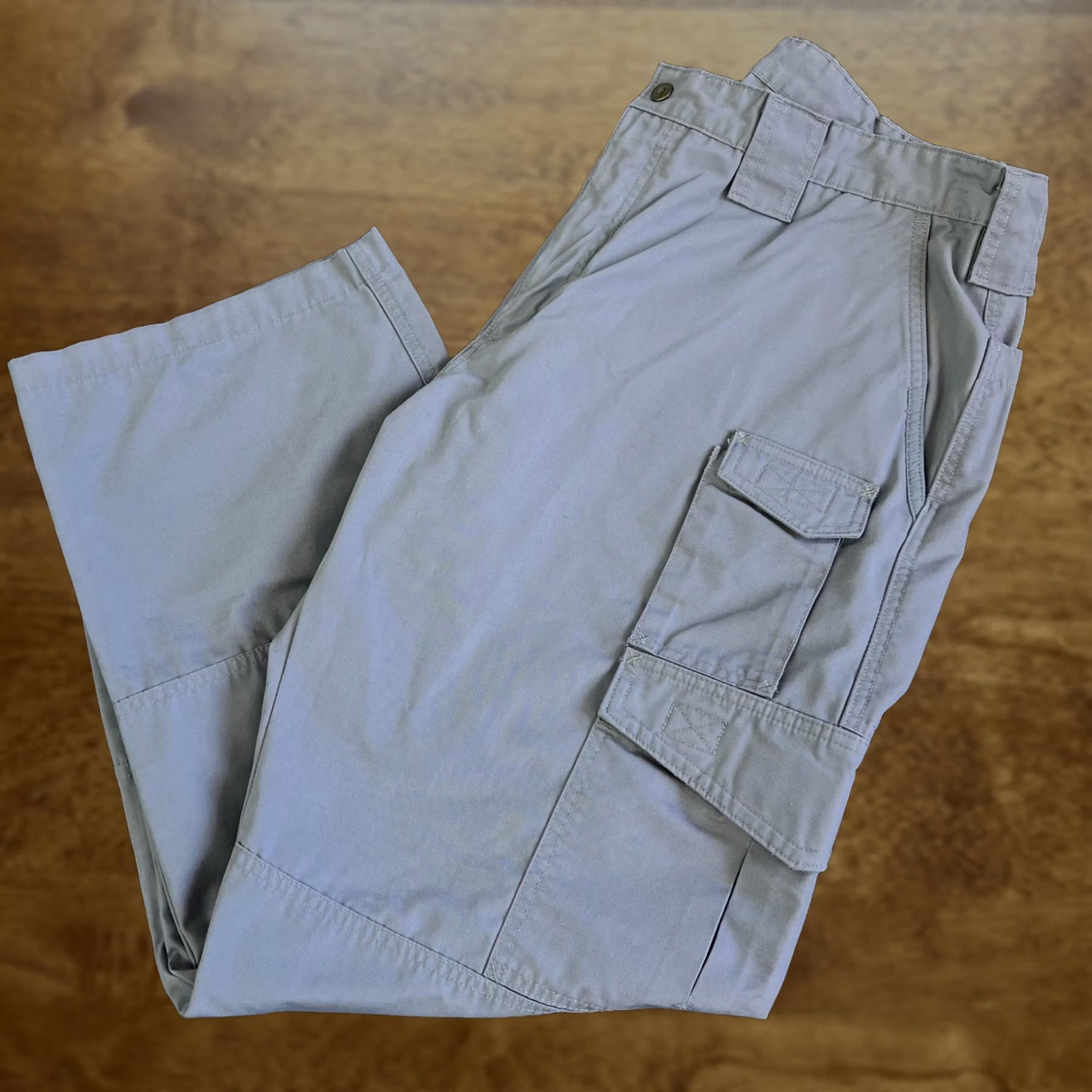 Propper VINTAGE: Propper Pants Womens 20 Gray Tactical Cargo Utility Ripstop Elastic Waist Size 42" / US 20 - 1 Thumbnail