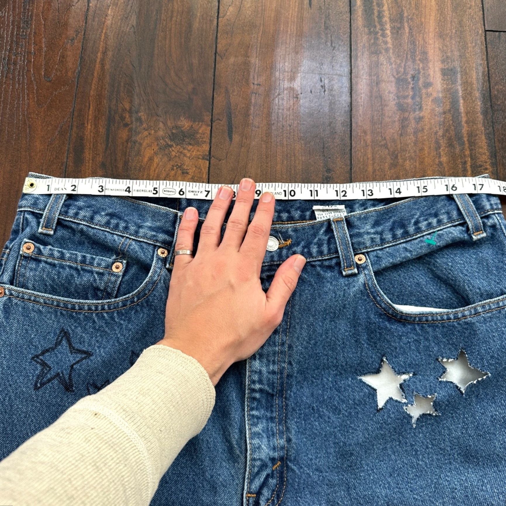 Levi's Levi's 517 Jeans Bootcut 90s Vintage USA Orange Tab Blue 38x32 Slim 5-Pocket Denim Adults Mens Size US 38 / EU 54 - 7 Thumbnail