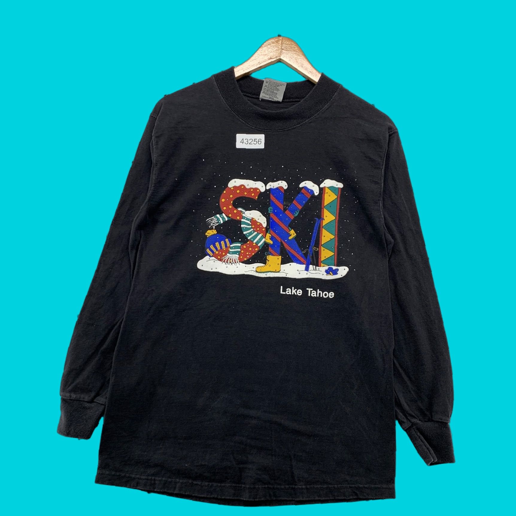 Vintage VINTAGE ONEITA T-Shirt Men M Black 90s Ski Lake Tahoe Penguin Snow Shirt Mens Medium Black 90s Theme Mens Size US M / EU 48-50 / 2 - 1 Thumbnail