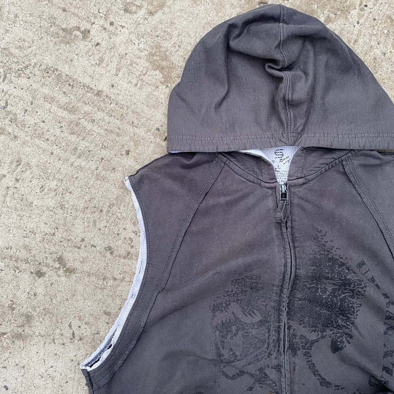 Cerruti 1881 Vintage 1819 Japan Vest With Hood Y2K 00s USA Grunge Size US L / EU 52-54 / 3 - 7 Thumbnail
